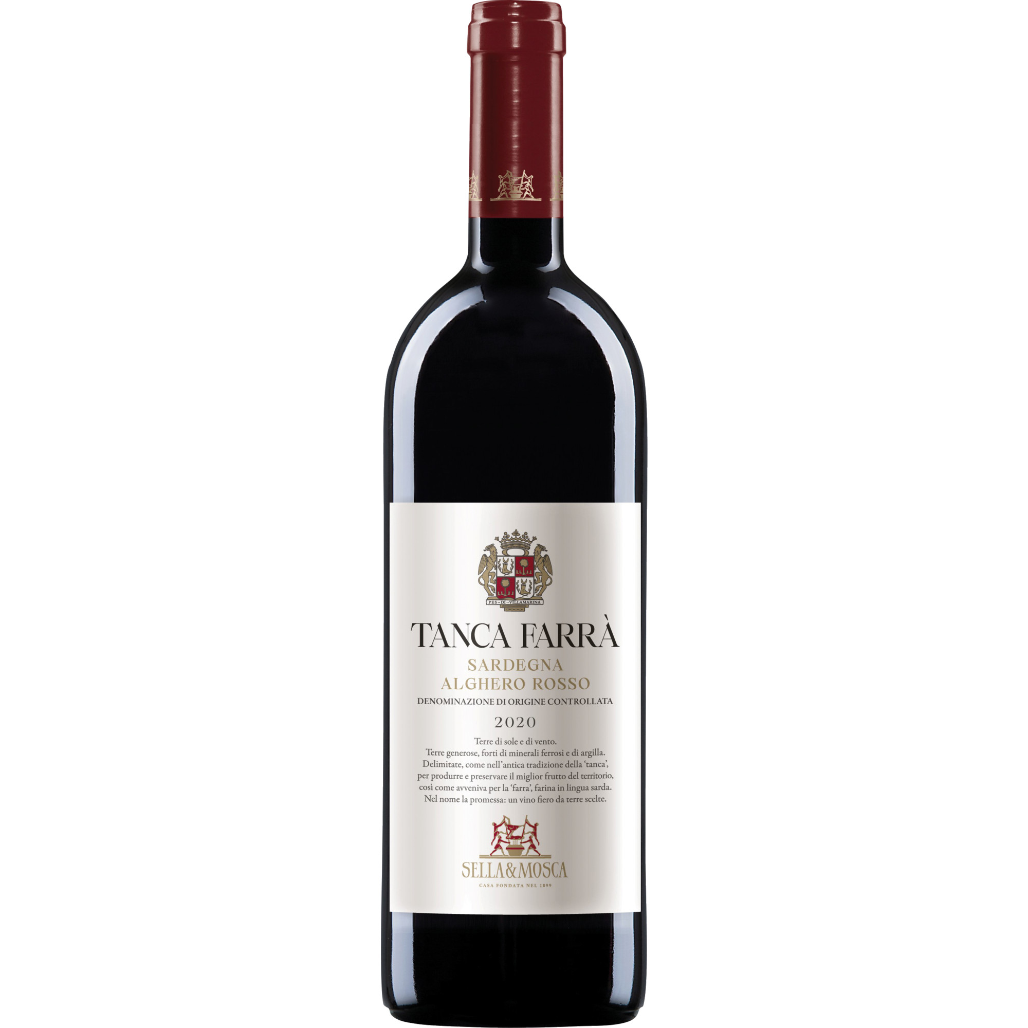 Tanca Farrà Alghero Rosso, Alghero Rosso DOC, Sardinien, 2020, Rotwein
