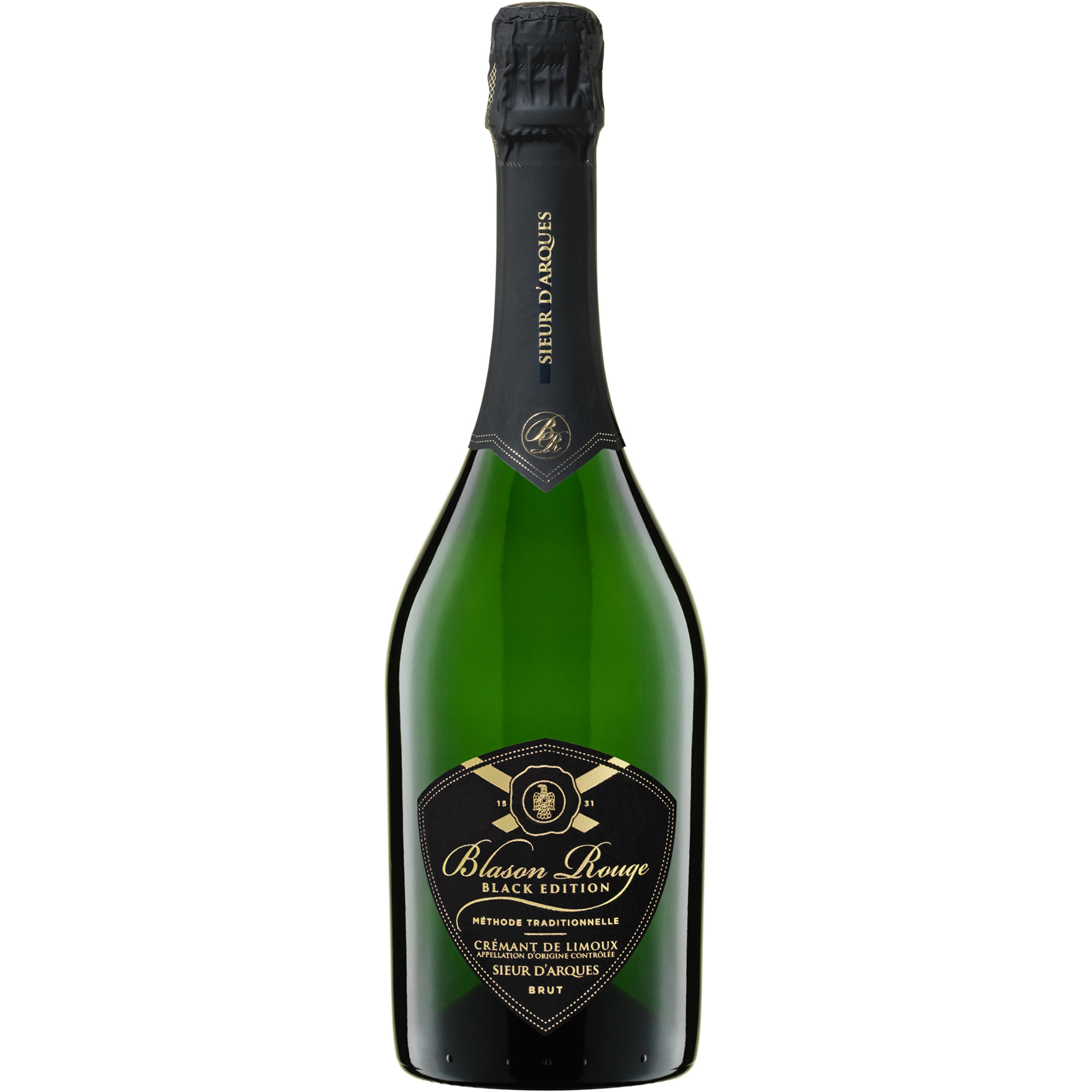 Sieur d%27Arques Blason Rouge Black Edition, Brut, Crémant de Limoux AOP, Languedoc-Roussillon, 2017, Schaumwein - Sekt & Crémant