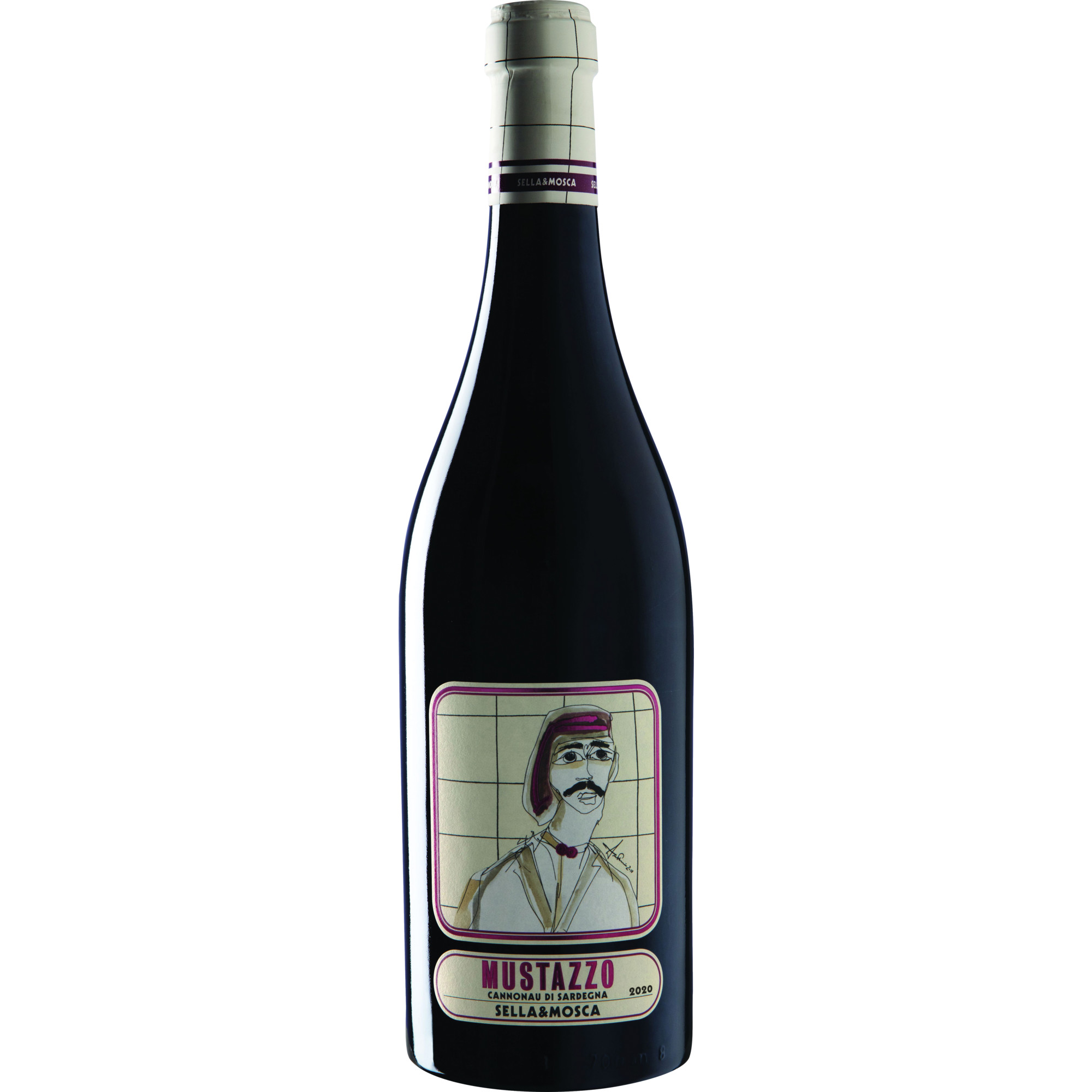 Mustazzo Cannonau di Sardegna, Cannonau di Sardegna DOC, Sardinien, 2021, Rotwein