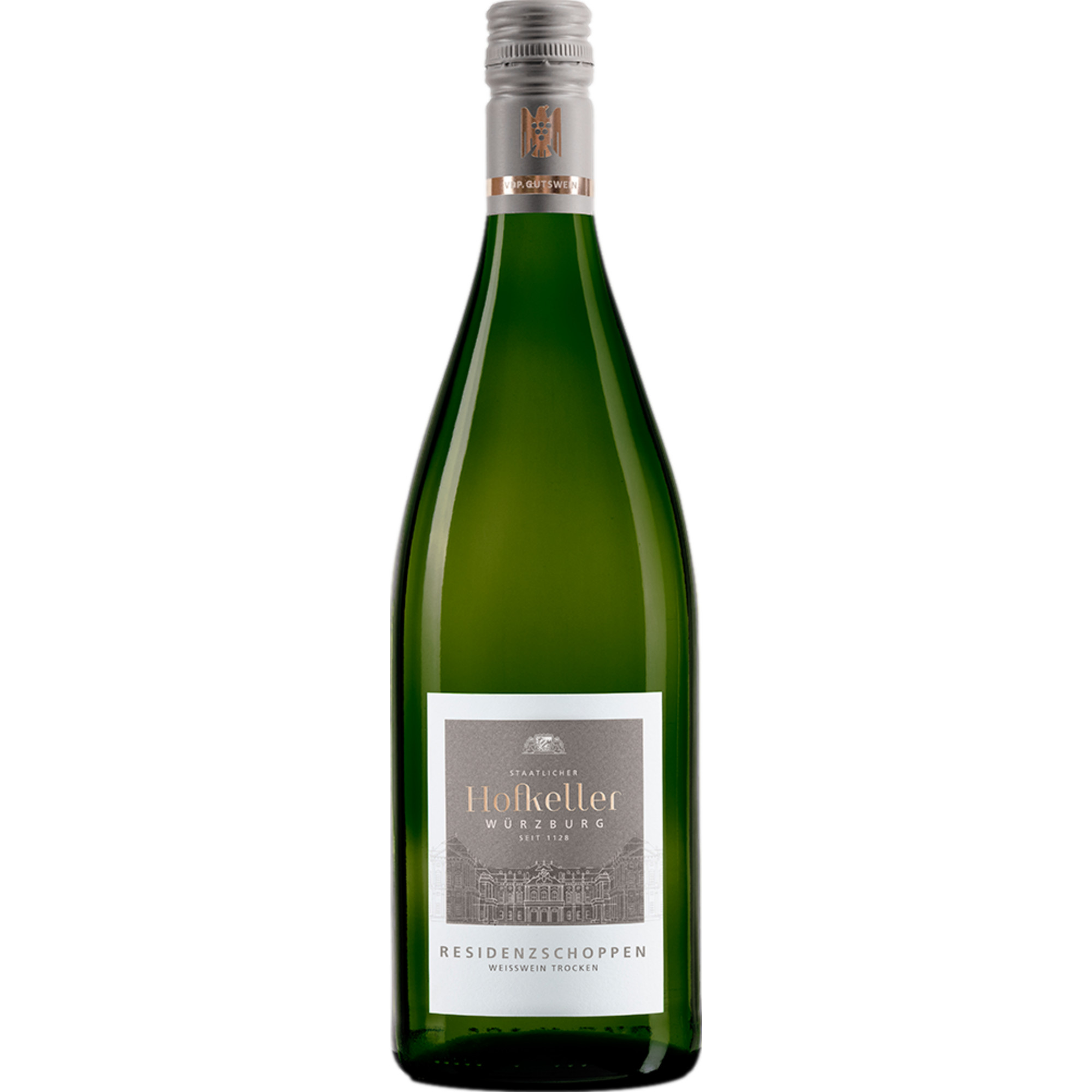 Staatlicher Hofkeller Residenzschoppen, Trocken, Franken, 1 Liter, Franken, 2022, Weißwein