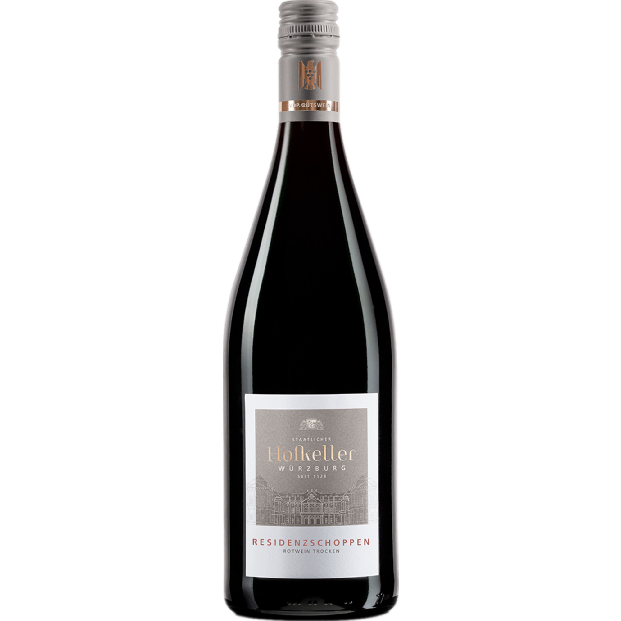 Staatlicher Hofkeller Residenzschoppen Rot, Trocken, Franken, 1 Liter, Franken, 2023, Rotwein