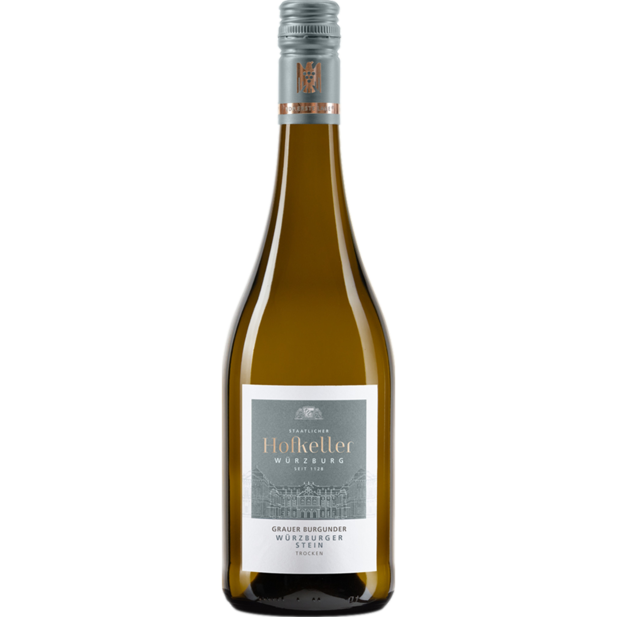 Würzburger Stein Grauer Burgunder Erste Lage, Trocken, Franken, Franken, 2023, Weißwein
