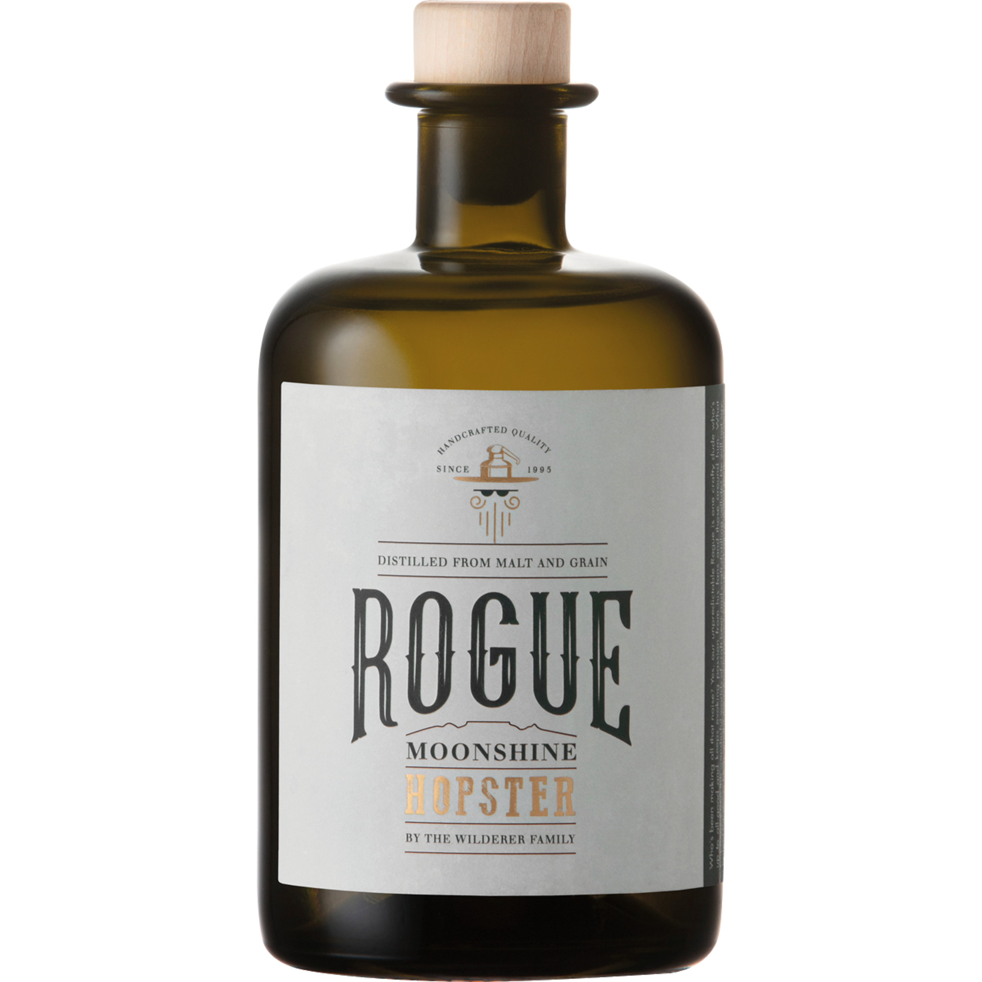 Rogue Moonshine Hopster, 0,5 L, 43% Vol., Western Cape, Spirituosen - Spirituosen