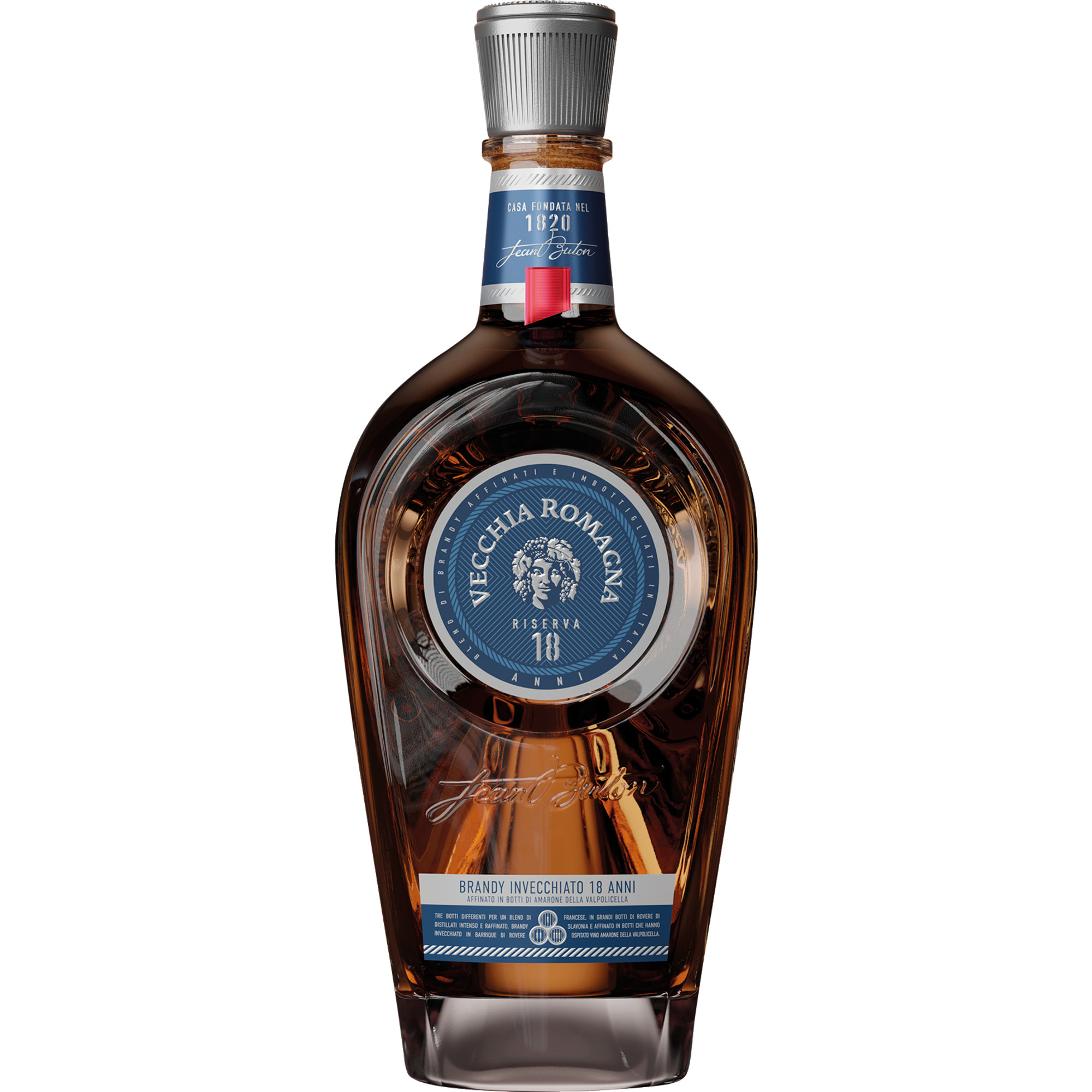 Image of Brandy Vecchia Romagna Riserva 18 Years, 0,7 L, 43,8% vol, Emilia Romagna, Spirituosen