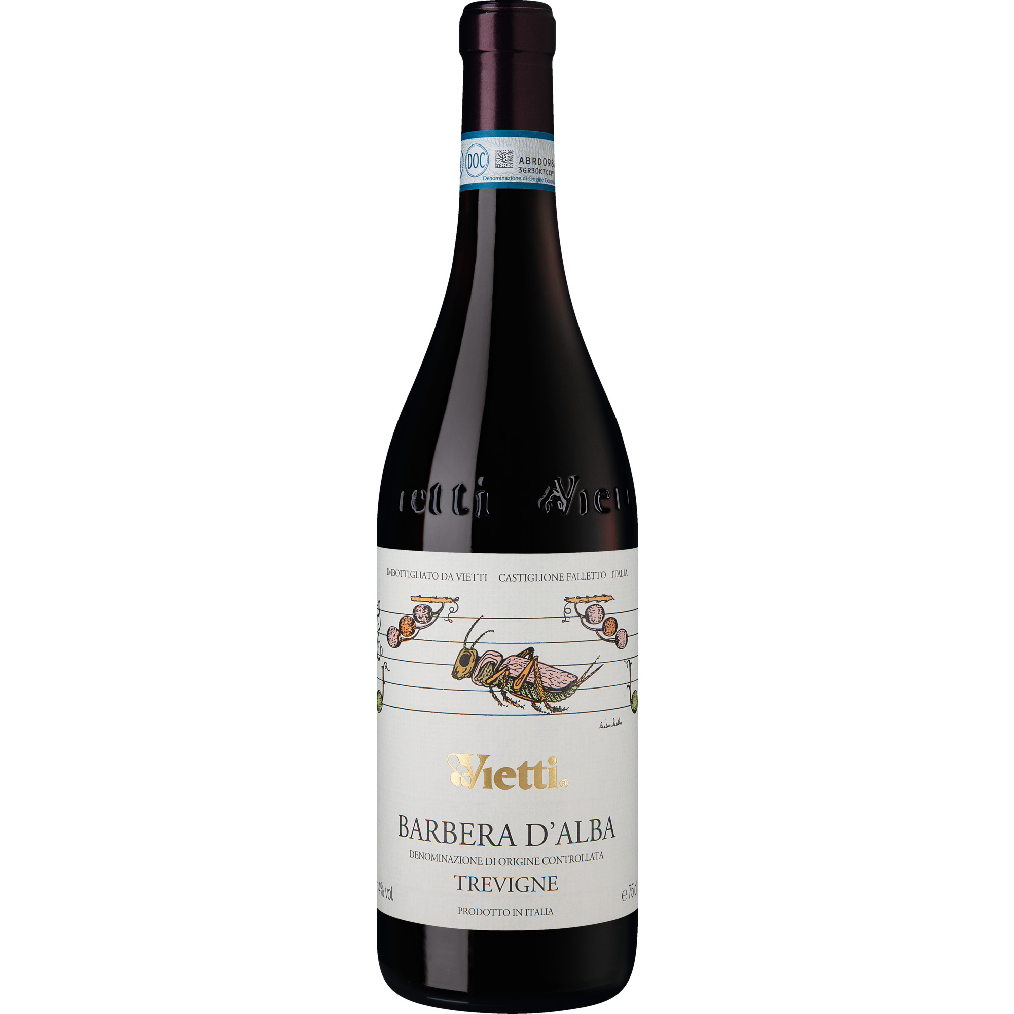 Vietti Barbera d'Alba Tre Vie, Barbera d’Alba DOC, Piemont, 2022, Rotwein