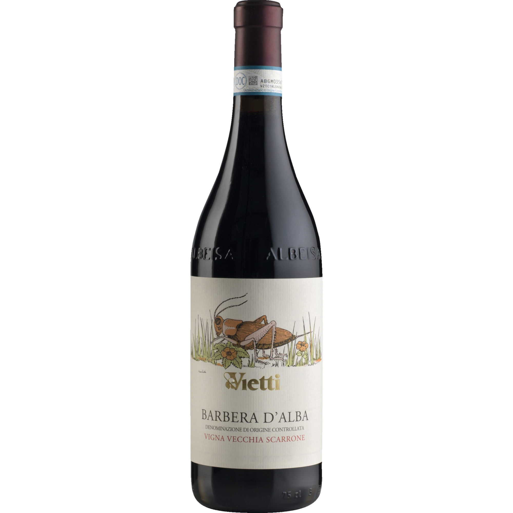 Image of Vietti Barbera d’Alba Scarrone Vigna Vecchia, Barbera d’Alba DOC, Piemont, 2023, Rotwein