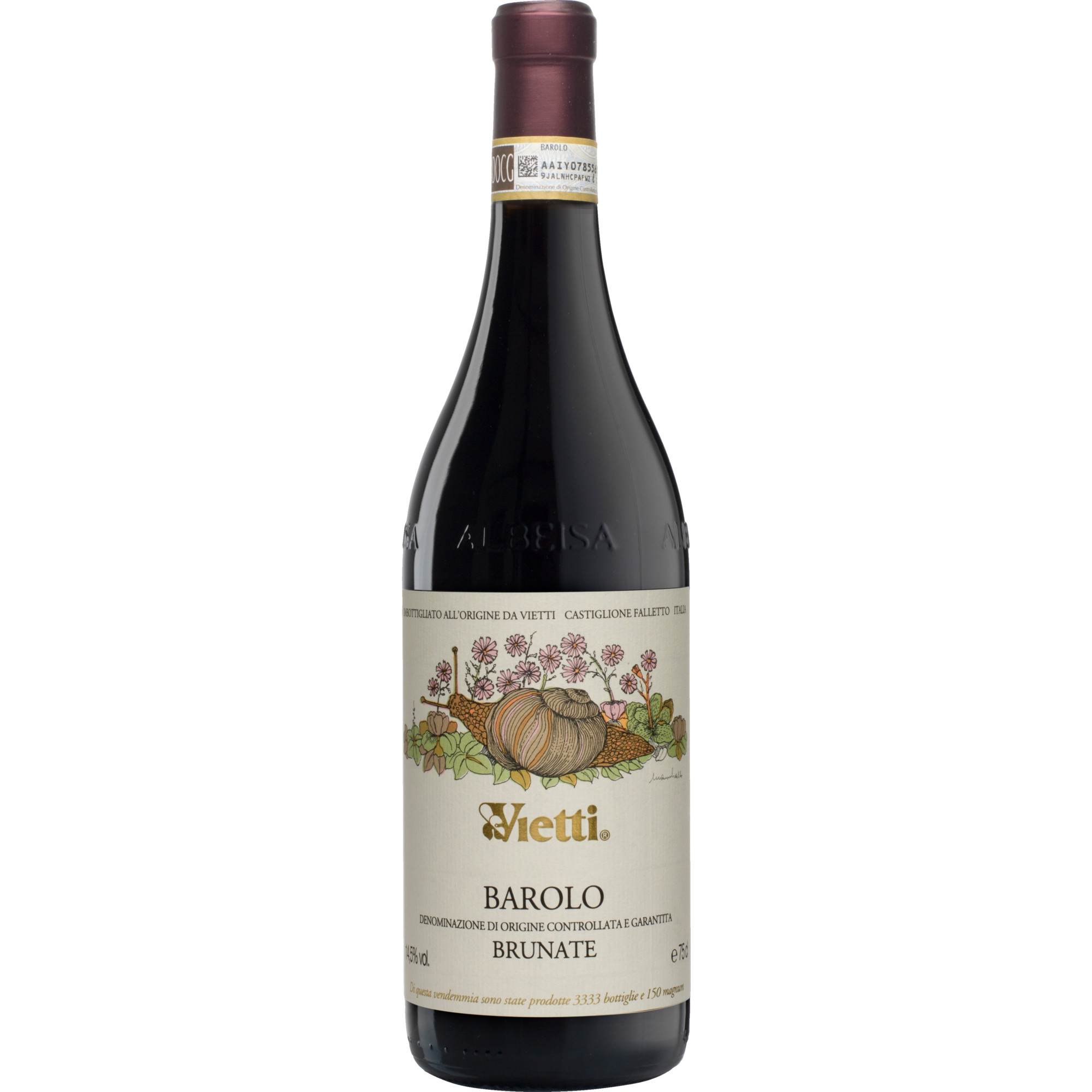 Vietti Barolo Brunate, Barolo DOCG, Piemont, 2021, Rotwein