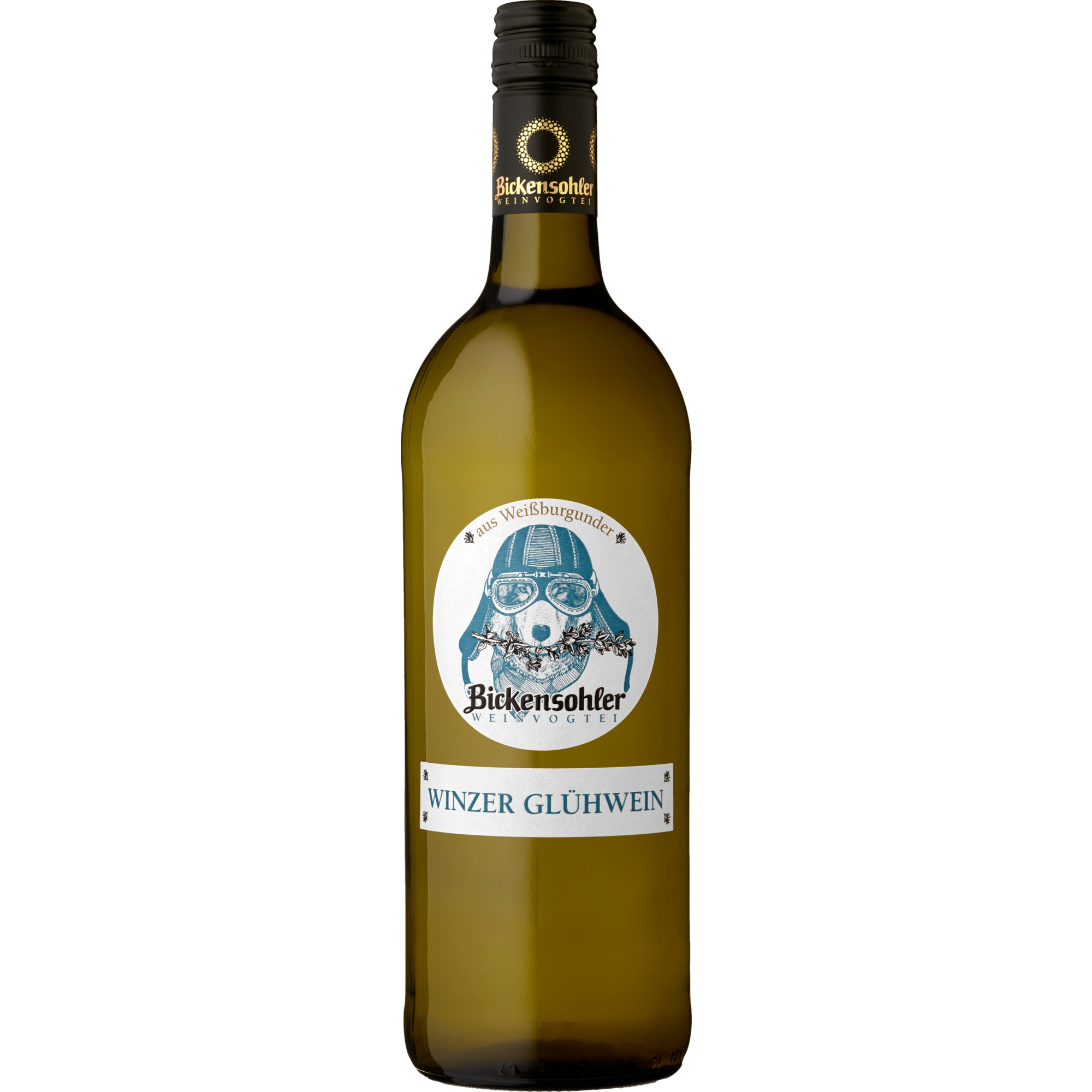 Image of Bickensohler Winzerglühwein Weissburgunder, Aromatisiertes weinhaltiges Getränk, 1 Liter, Baden, Weißwein