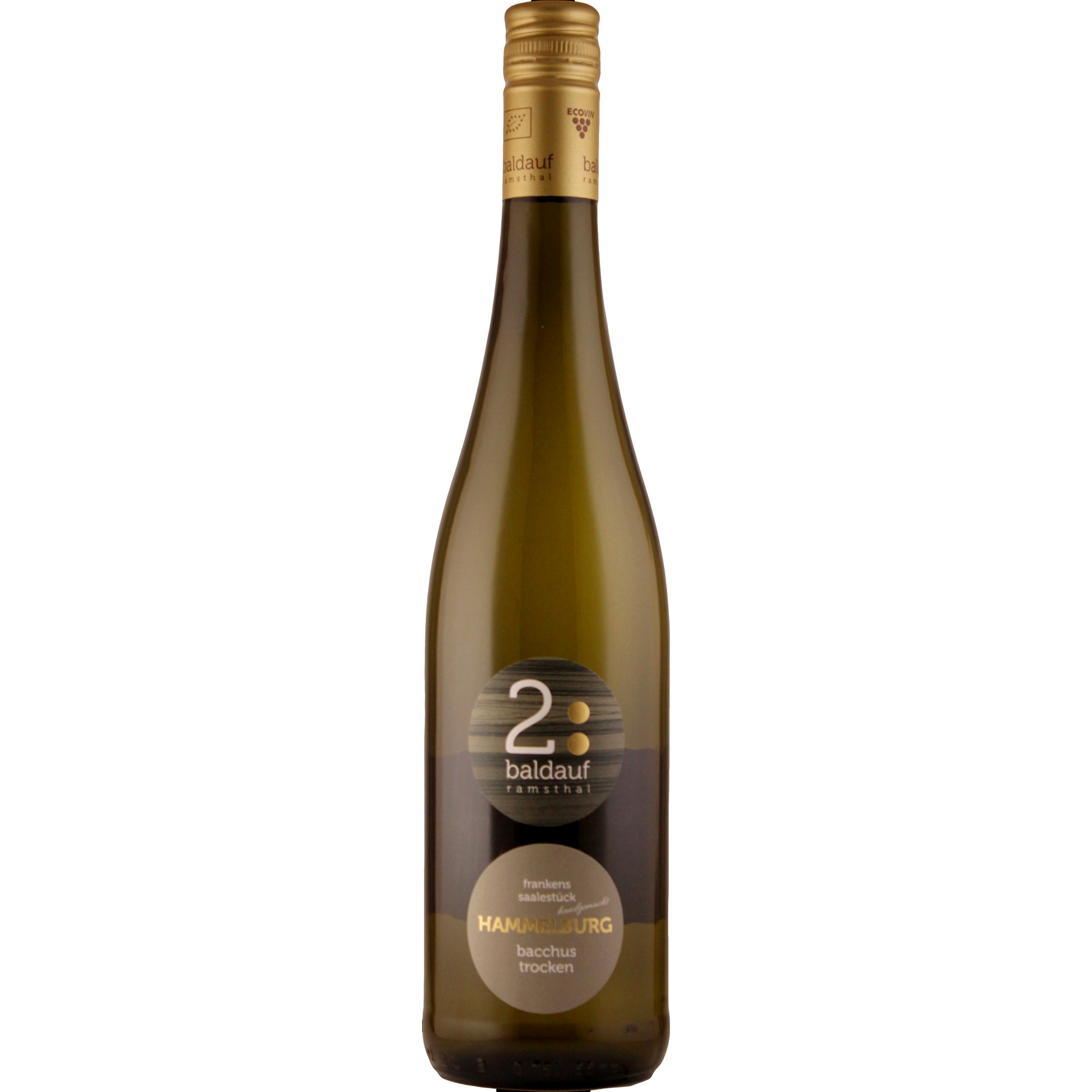 Baldauf Hammelburg Bacchus Bio, Trocken, Franken, Franken, 2023, Weißwein