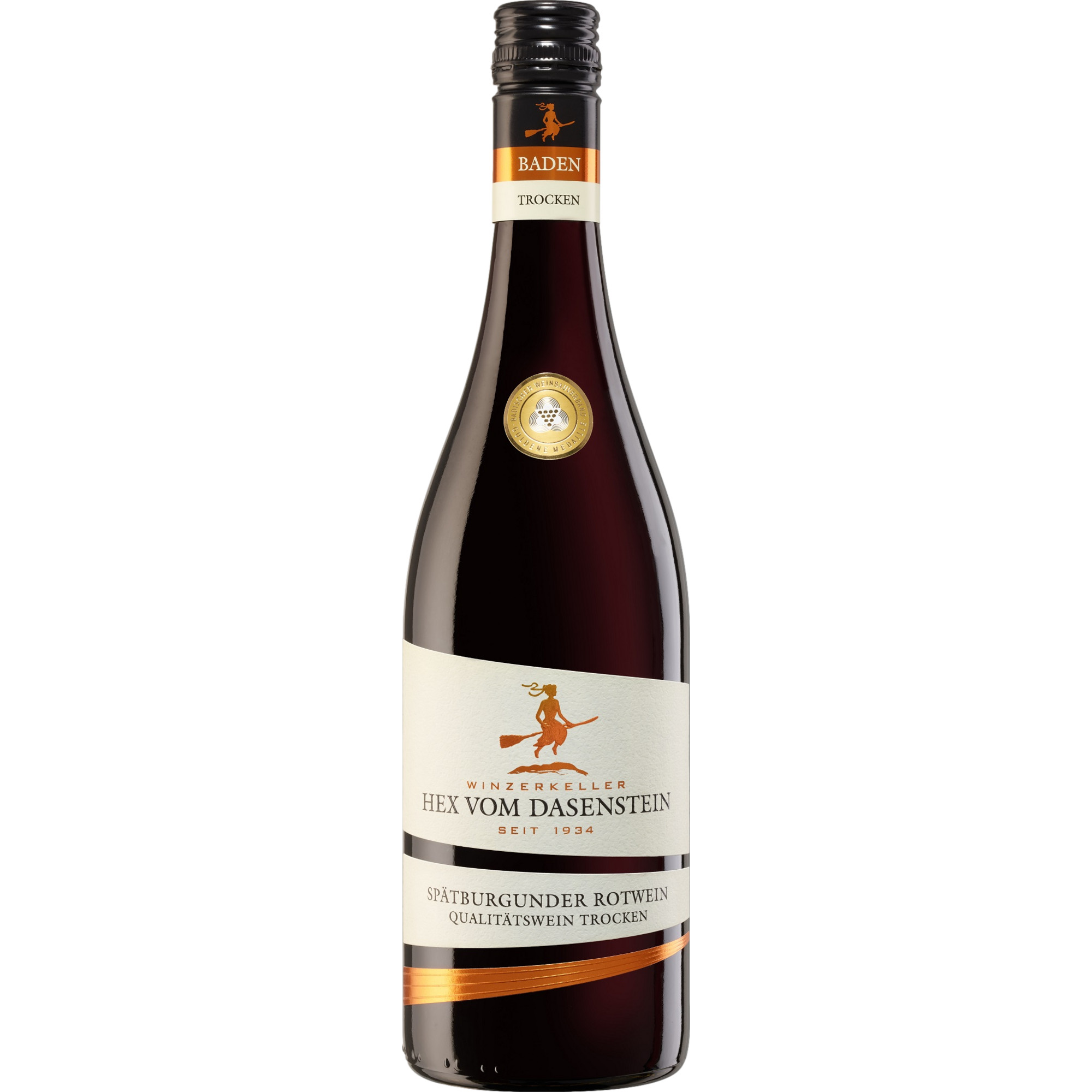Winzerkeller Hex vom Dasenstein Spätburgunder QbA, Trocken, Baden, Baden, 2023, Rotwein