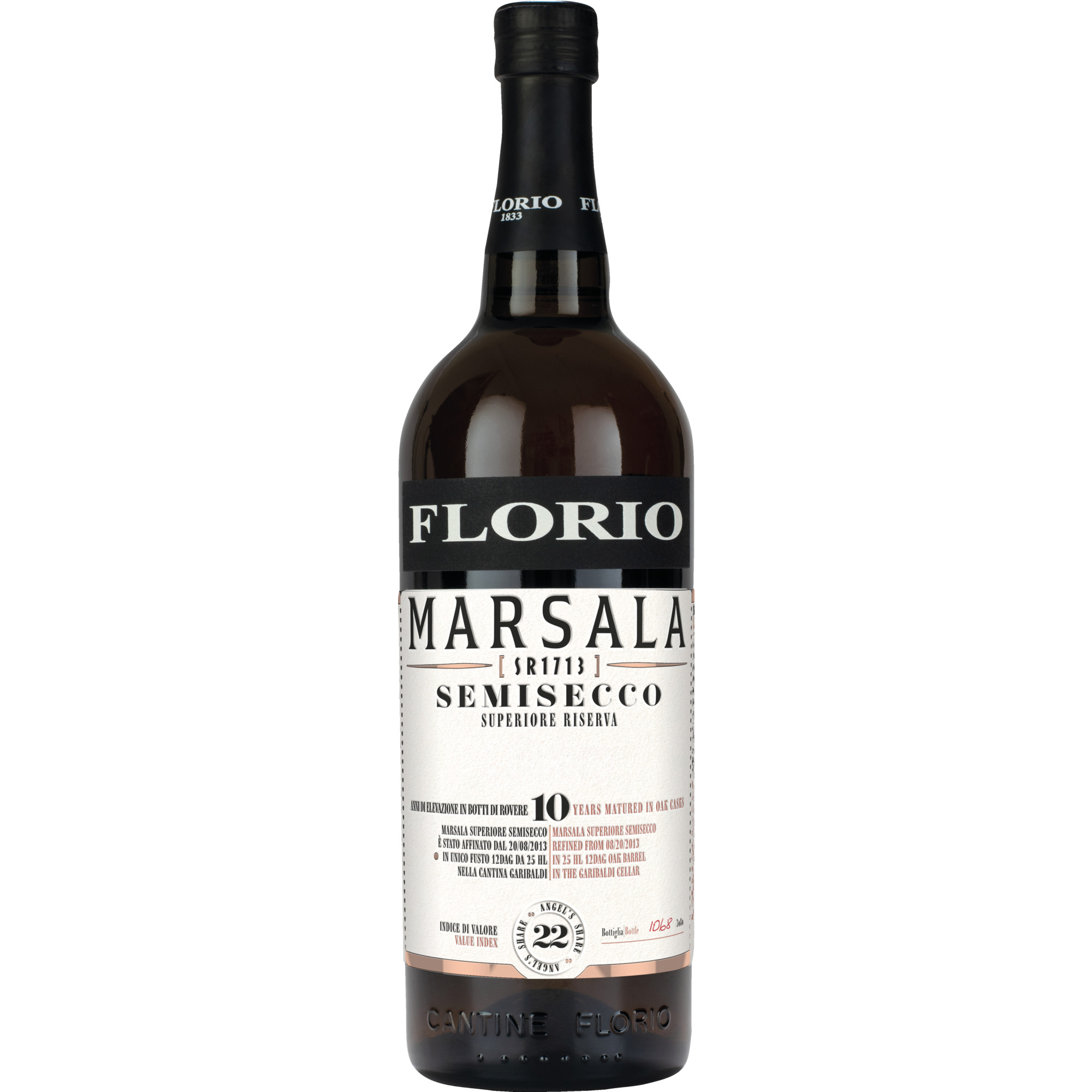 Image of Florio Marsala Superiore Riserva Semisecco, Marsala Superiore DOC, 19% Vol., Sizilien, Spirituosen