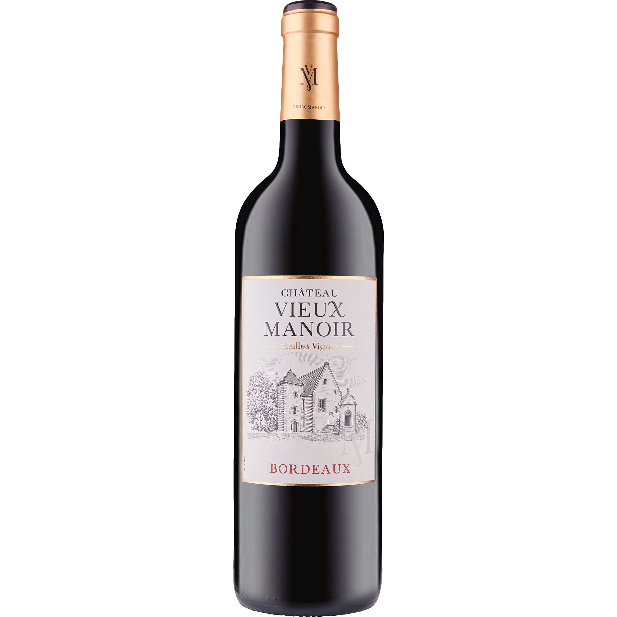 Châteaux Vieux Manoir, Bordeaux AOP, Bordeaux, 2022, Rotwein