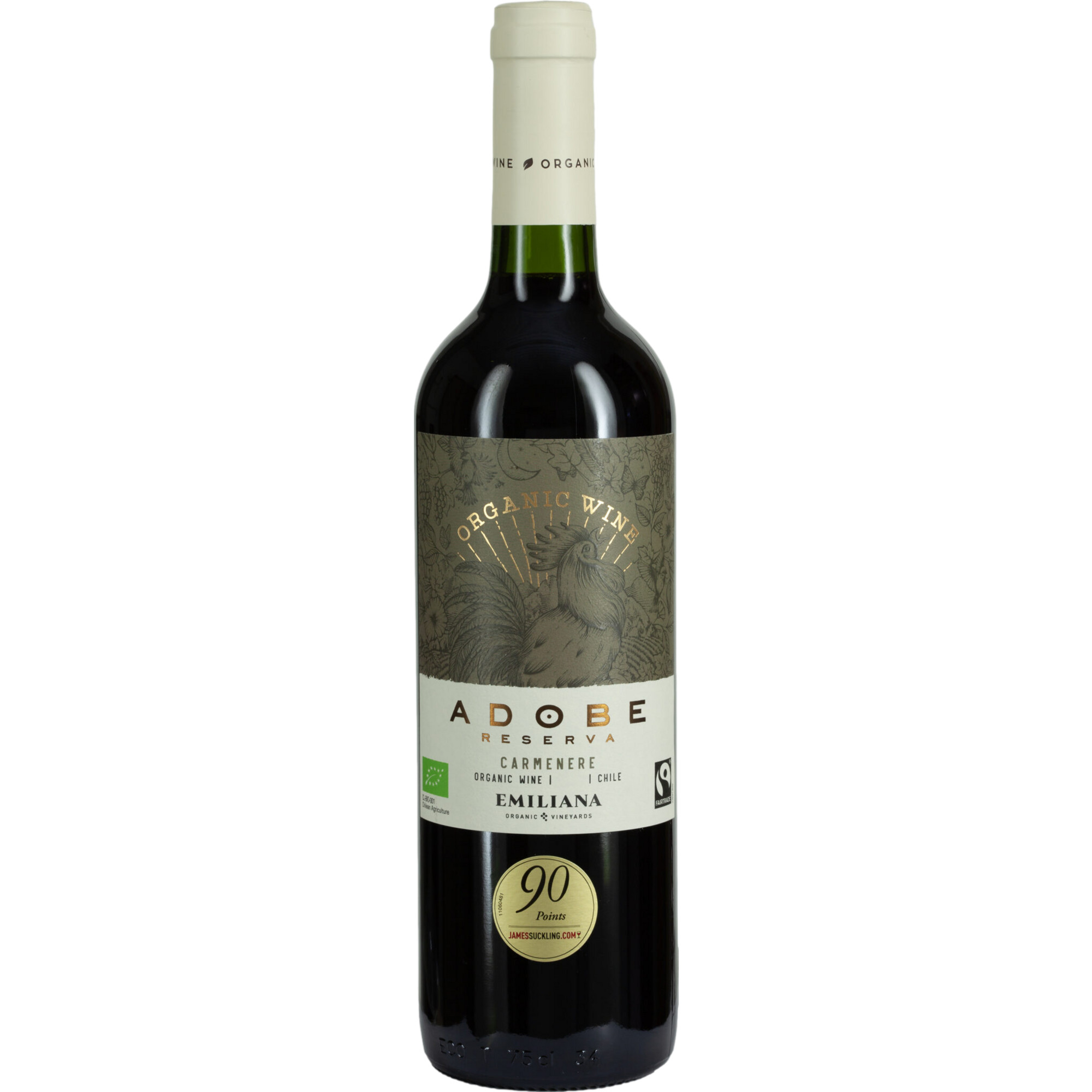 Emiliana Adobe Carmenère Reserva Bio, Valle de Colchagua, Valle Central, 2023, Rotwein