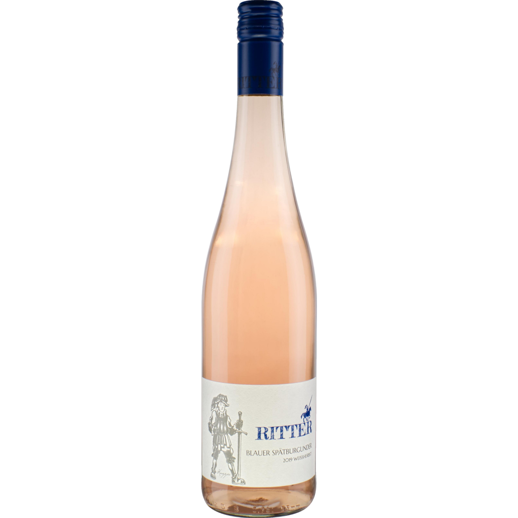 Ritter Blauer Spätburgunder Weißherbst, Mild, Nahe, Nahe, 2024, Roséwein