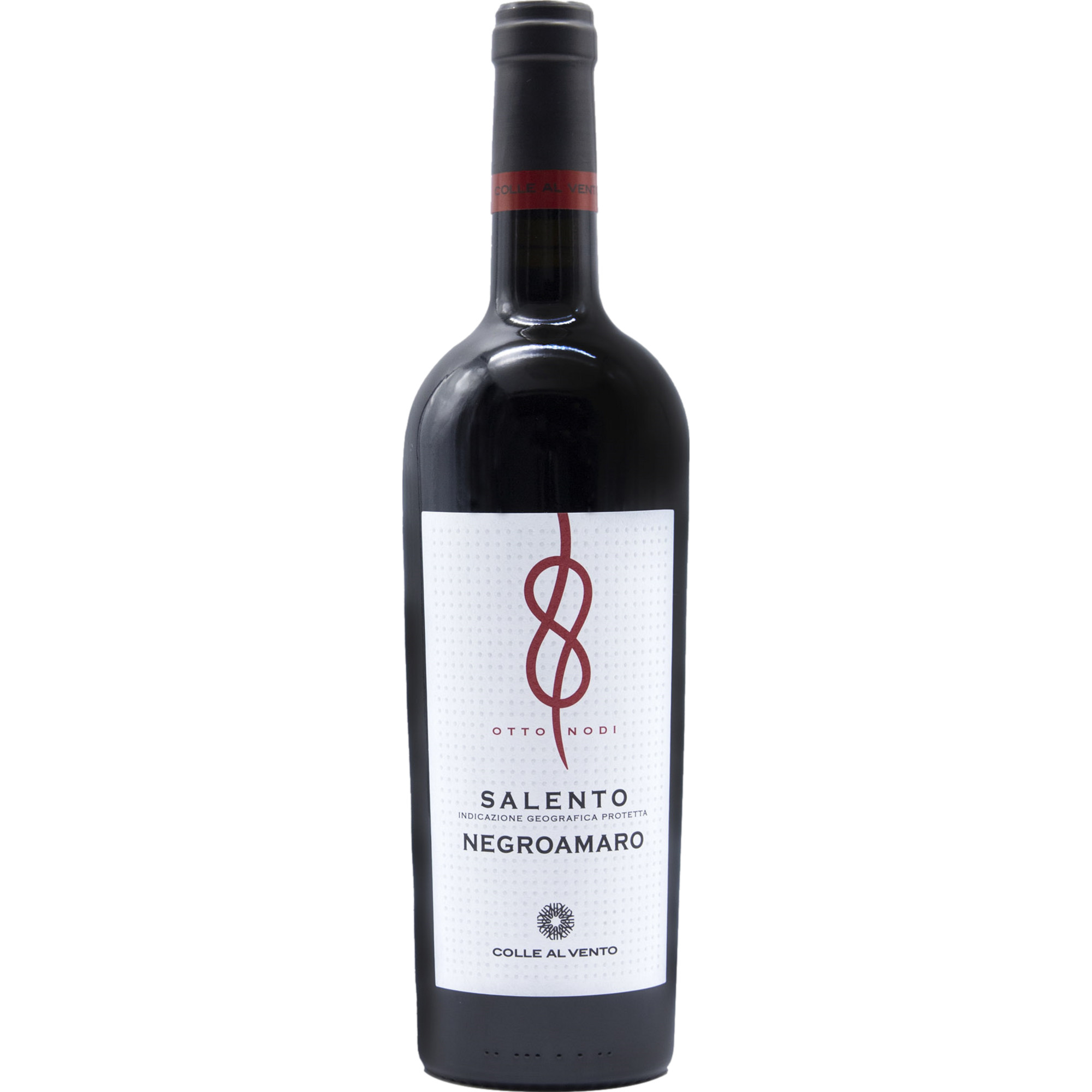 Image of Colle al Vento Otto Nodi Negroamaro, Salento IGP, Apulien, 2023, Rotwein