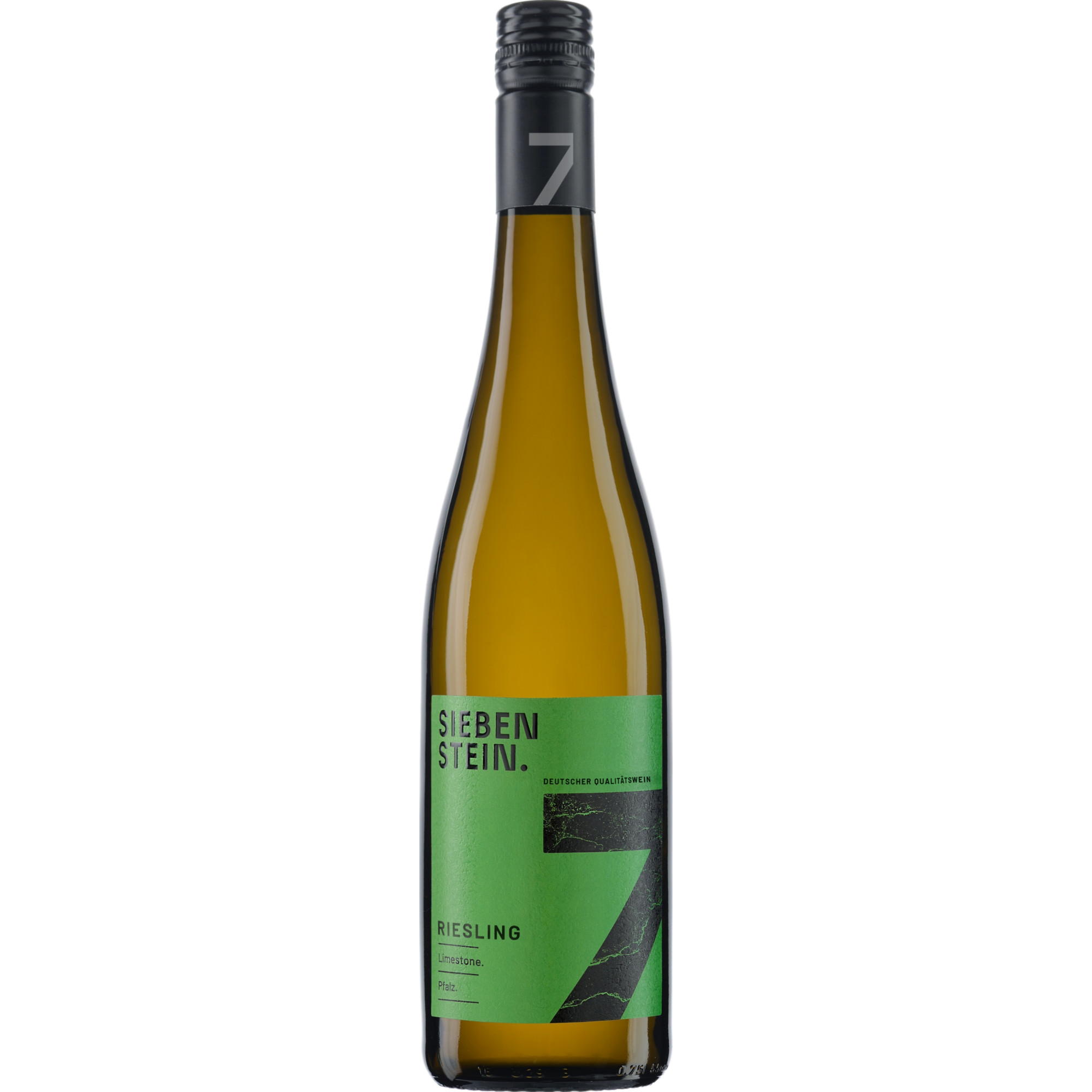 Siebenstein. Kalkstein Riesling QbA, Trocken, Pfalz, Pfalz, 2023, Weißwein