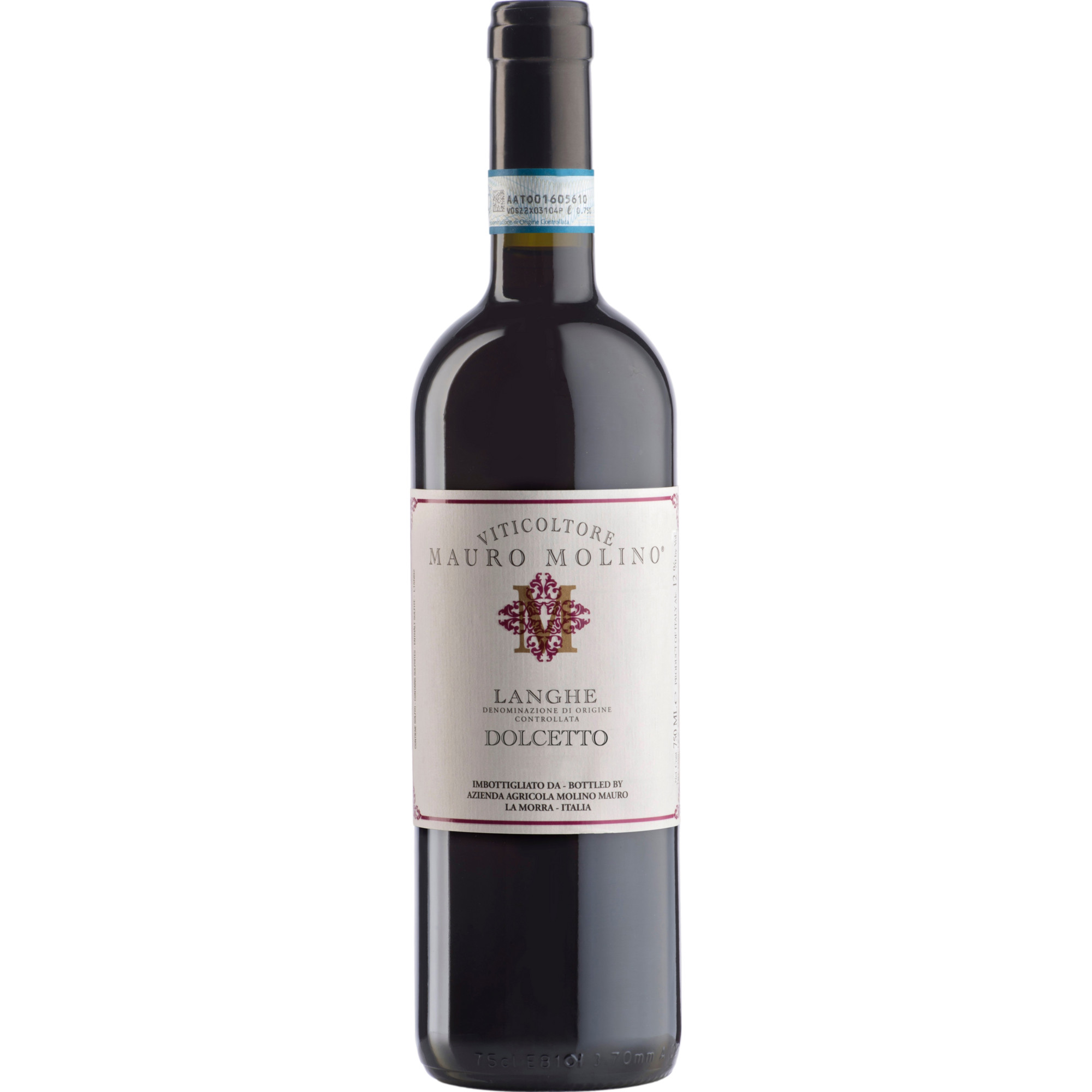 Mauro Molino Dolcetto, Langhe DOC, Piemont, 2023, Rotwein