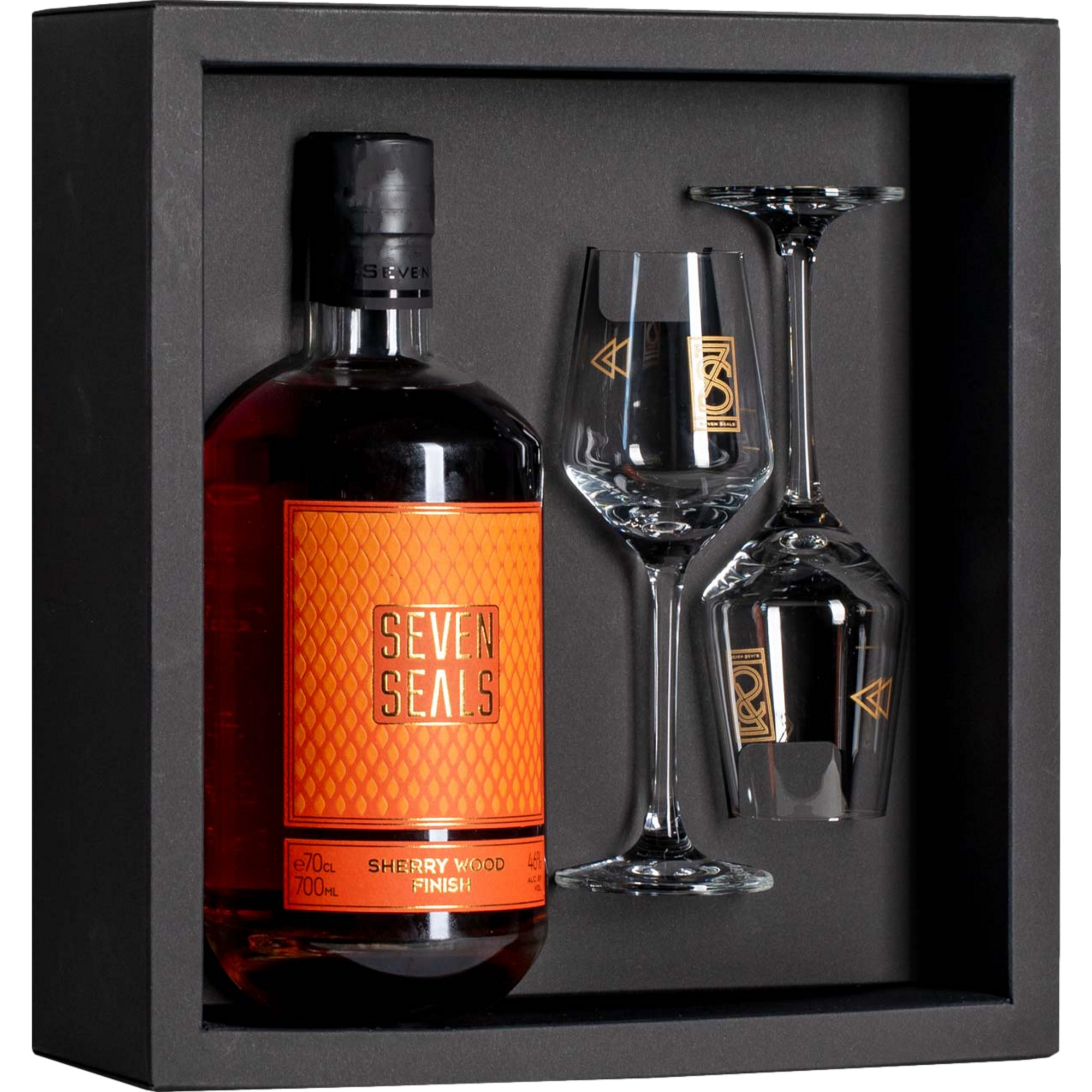 Seven Seals Sherry Wood Single Malt Whisky, Schweiz, 0,7 L, 46,0 % Vol., Spirituosen - Spirituosen