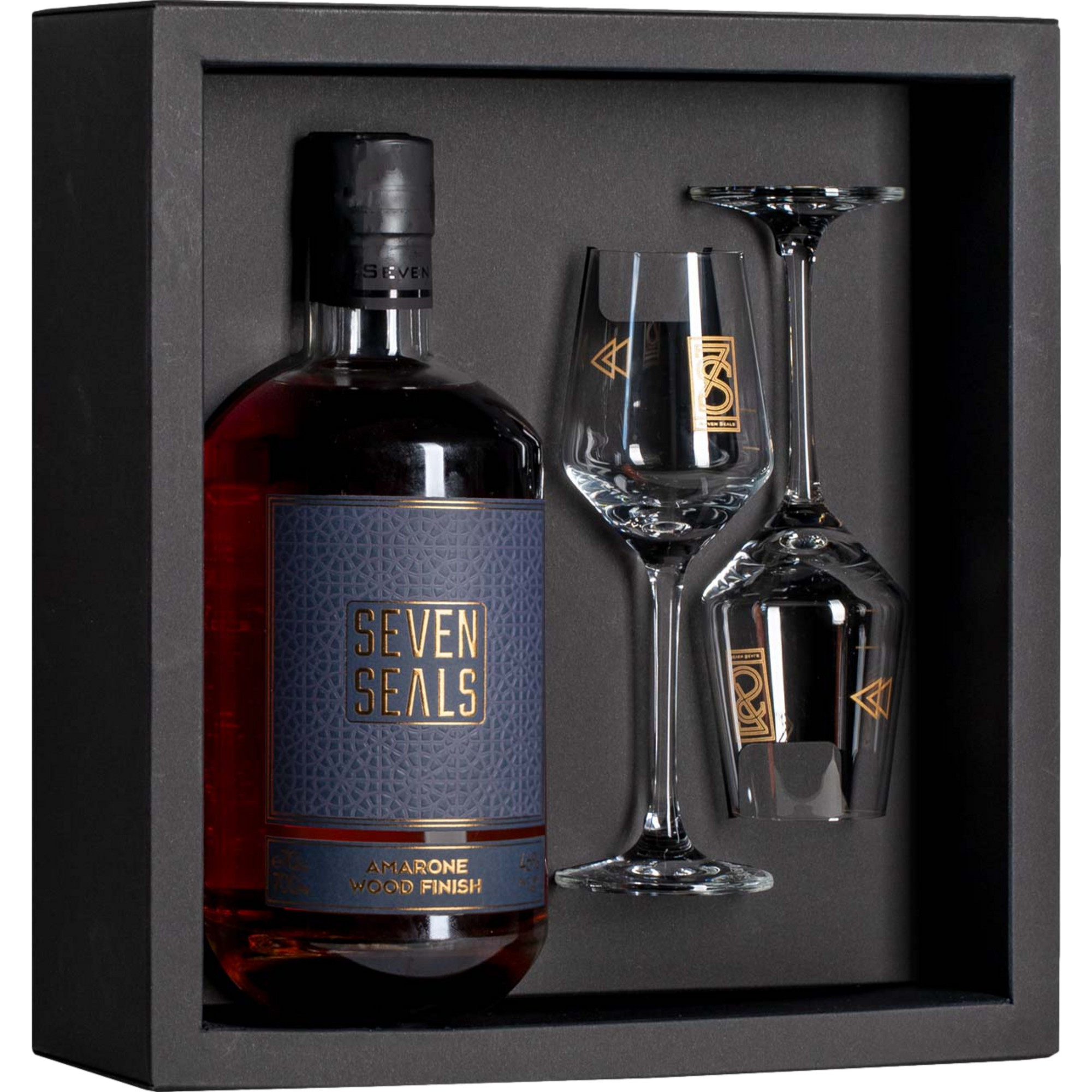 Seven Seals Amarone Wood Finish Single Malt Whisky, Schweiz, 0,7 L, 46,0 % Vol., Spirituosen - Spirituosen