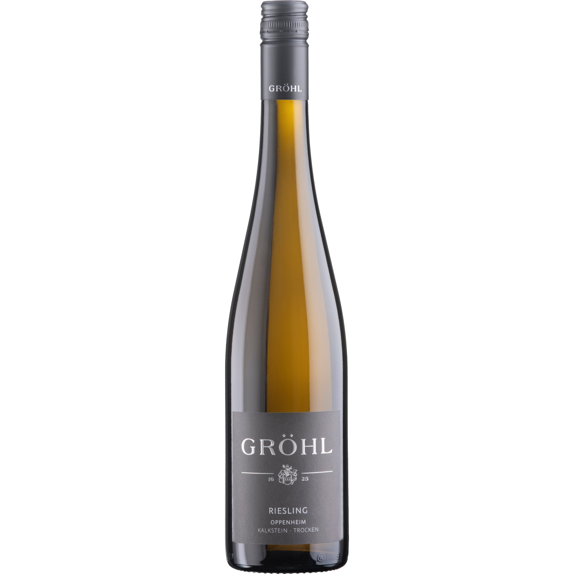 Gröhl Oppenheimer Kalkstein Riesling QbA, Trocken, Rheinhessen, Rheinhessen, 2024, Weißwein