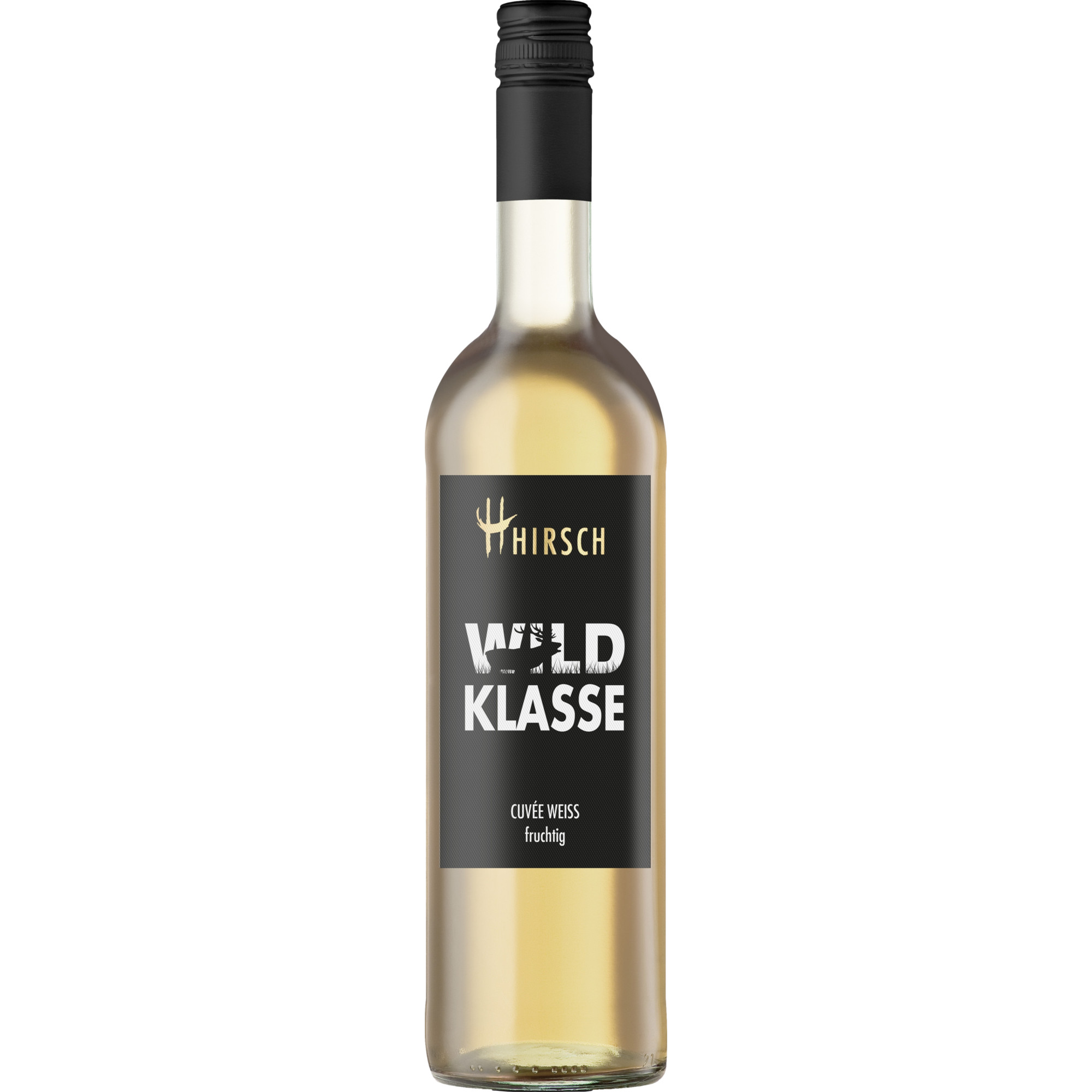 Hirsch Wildklasse Cuvée Weiß, Feinfruchtig, Württemberg, Württemberg, 2024, Weißwein