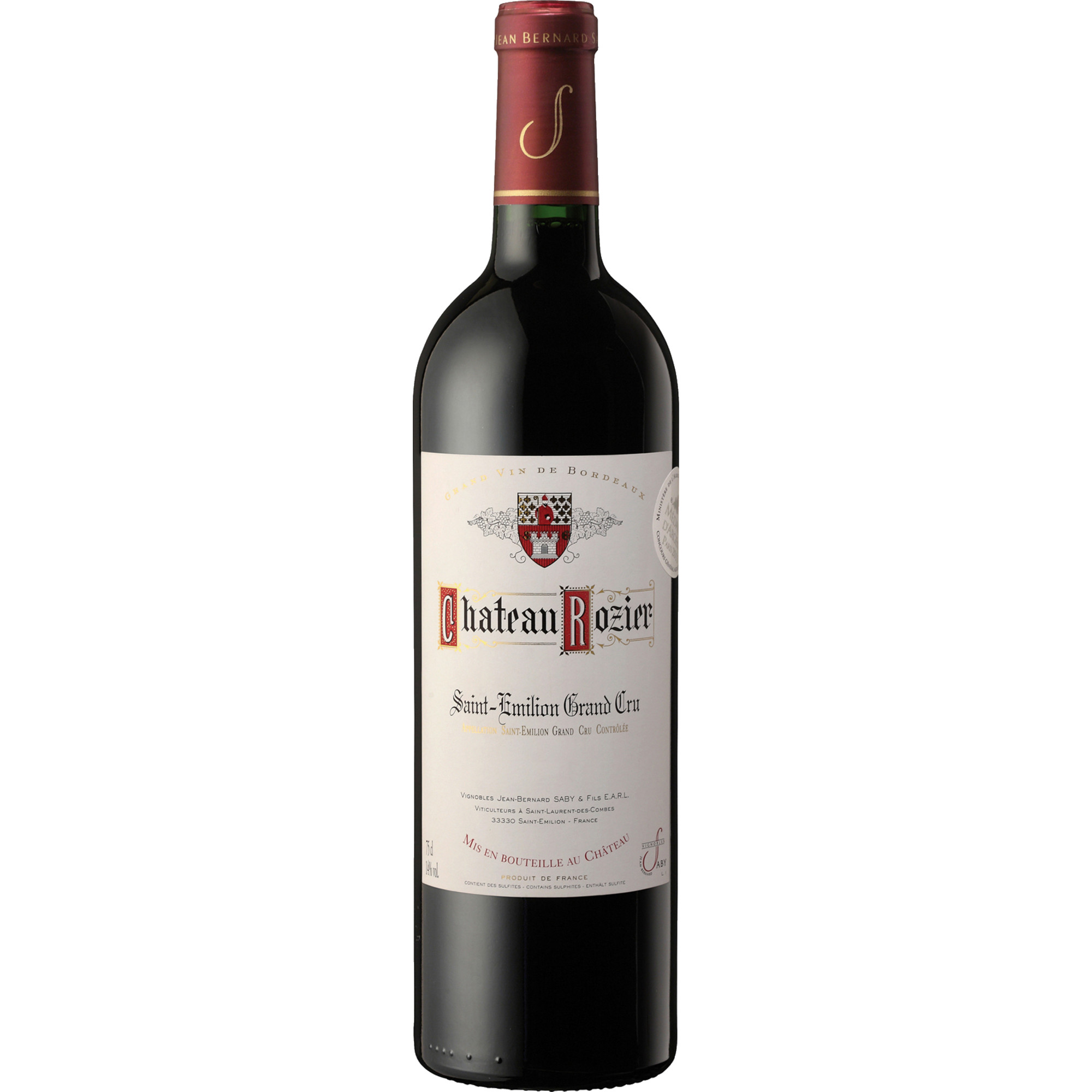 Château Rozier, Saint-Émilion Grand Cru AOC, Bordeaux, 2023, Rotwein