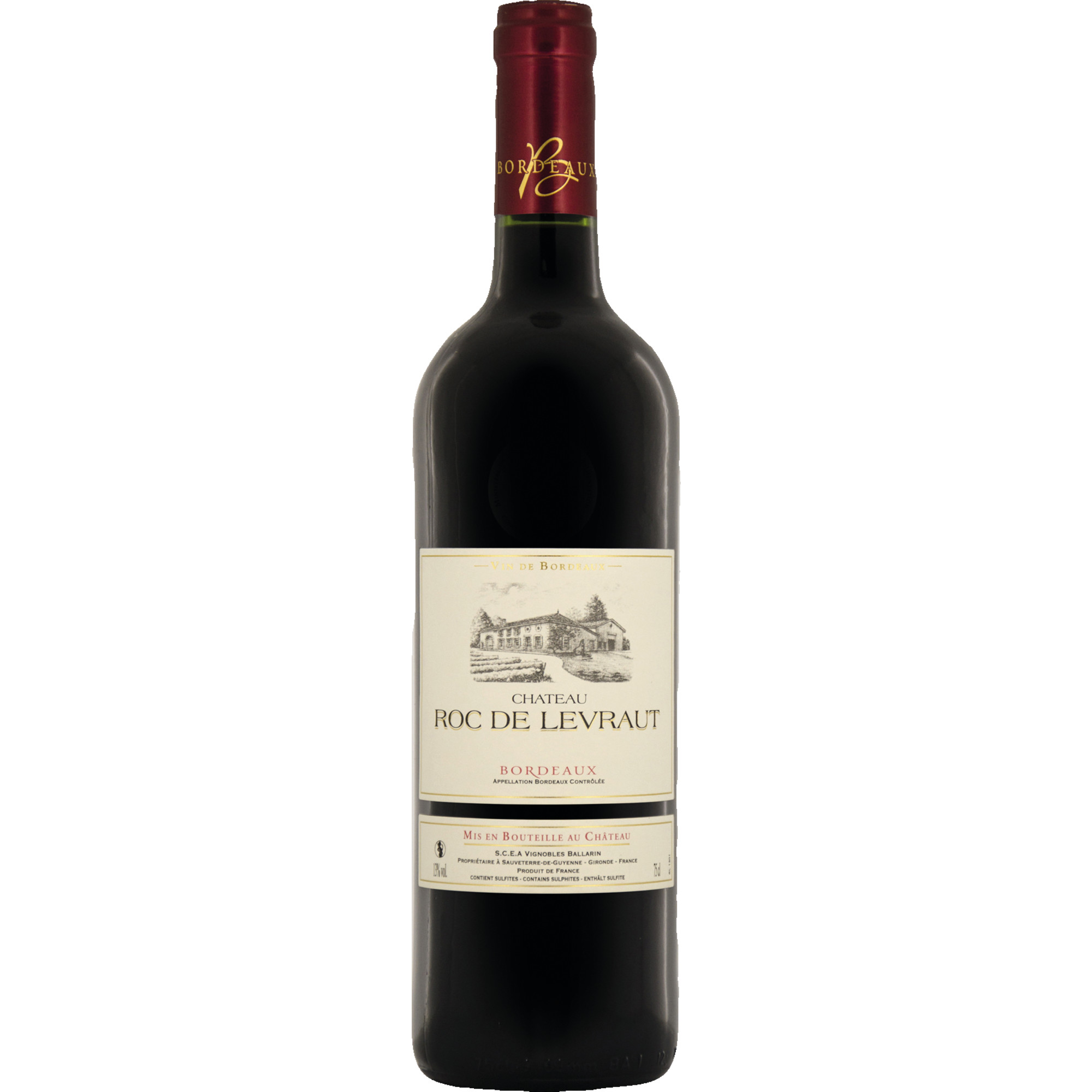 Château Roc de Levraut, Bordeaux AOC, Bordeaux, 2024, Rotwein