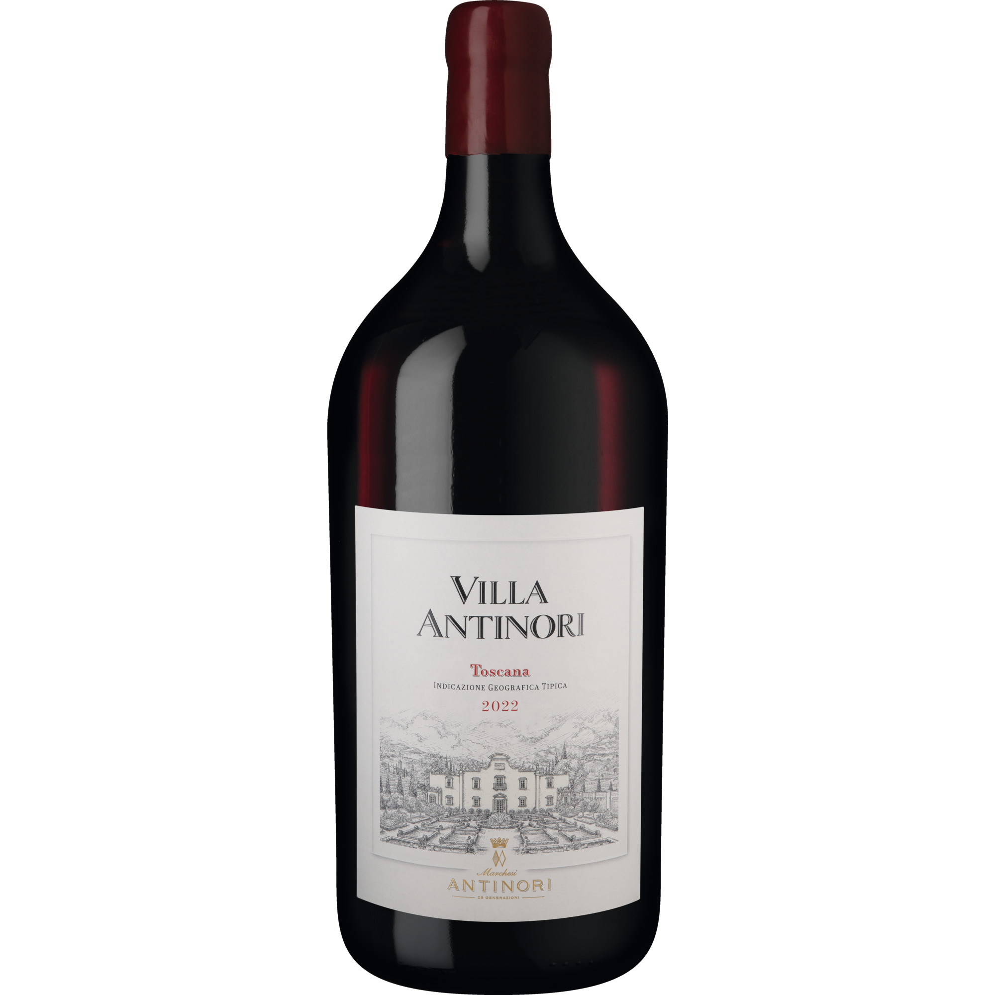 Villa Antinori Rosso, Toscana IGT, Doppelmagnum, Toskana, 2023, Rotwein