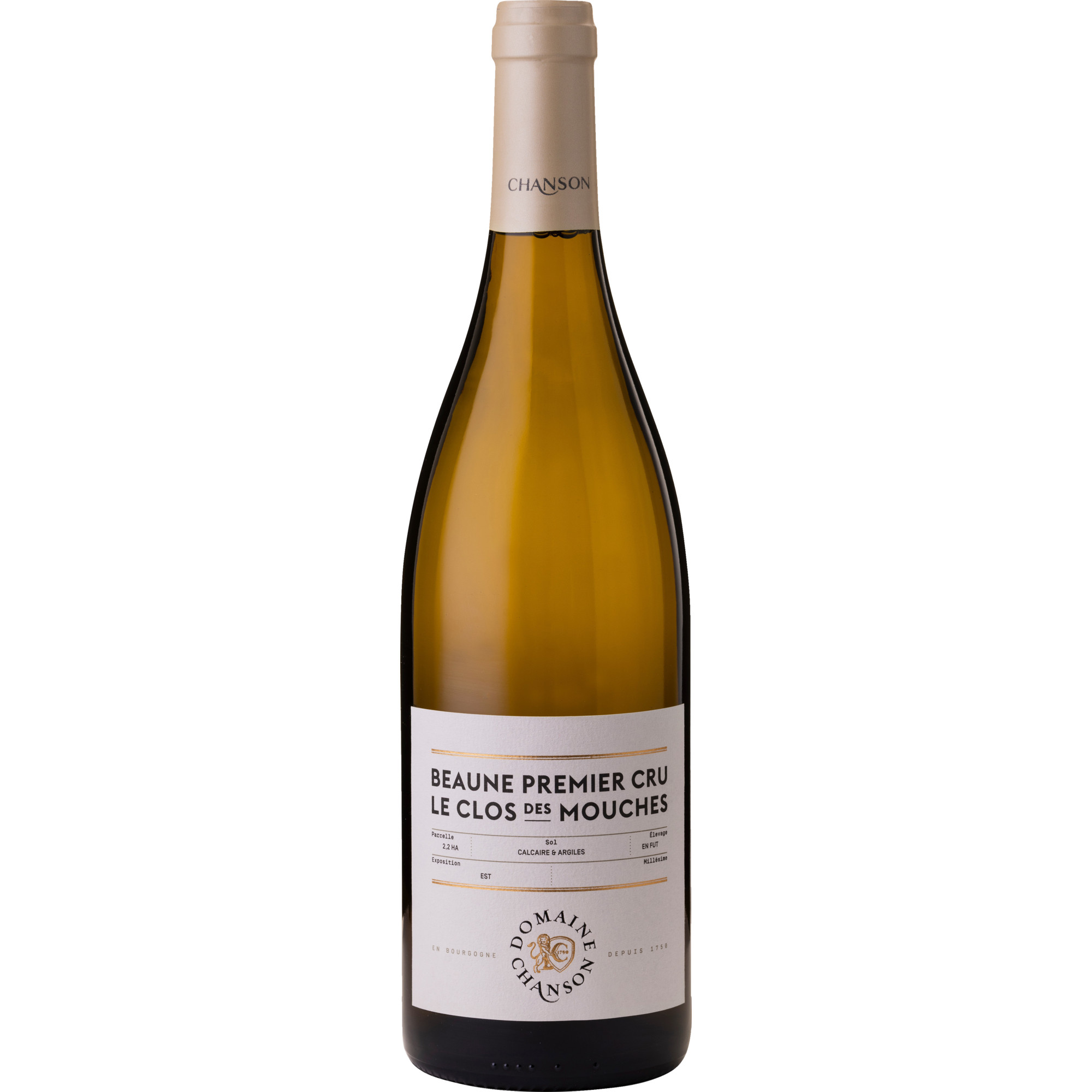 Domaine Chanson Clos des Mouches Blanc, Beaune 1er Cru, Burgund, 2023, Weißwein