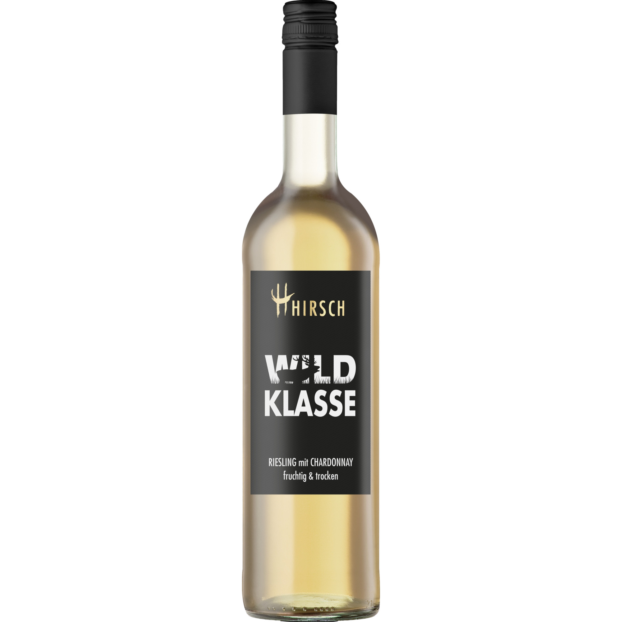 Hirsch Wildklasse Riesling Chardonnay, Trocken, Württemberg, Württemberg, 2024, Weißwein