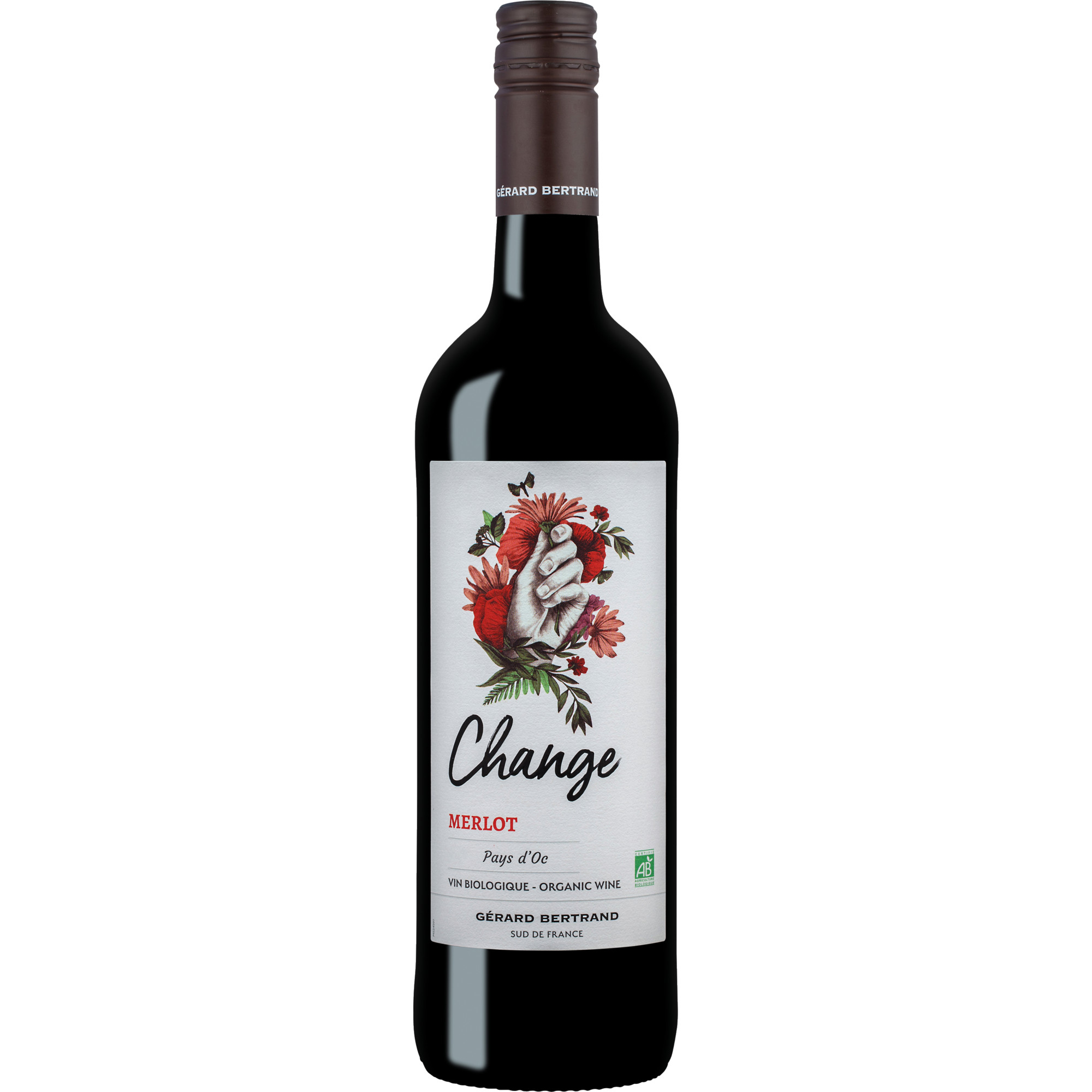 Image of Change Merlot, Pays d'Oc IGP, Languedoc-Roussillon, 2022, Rotwein