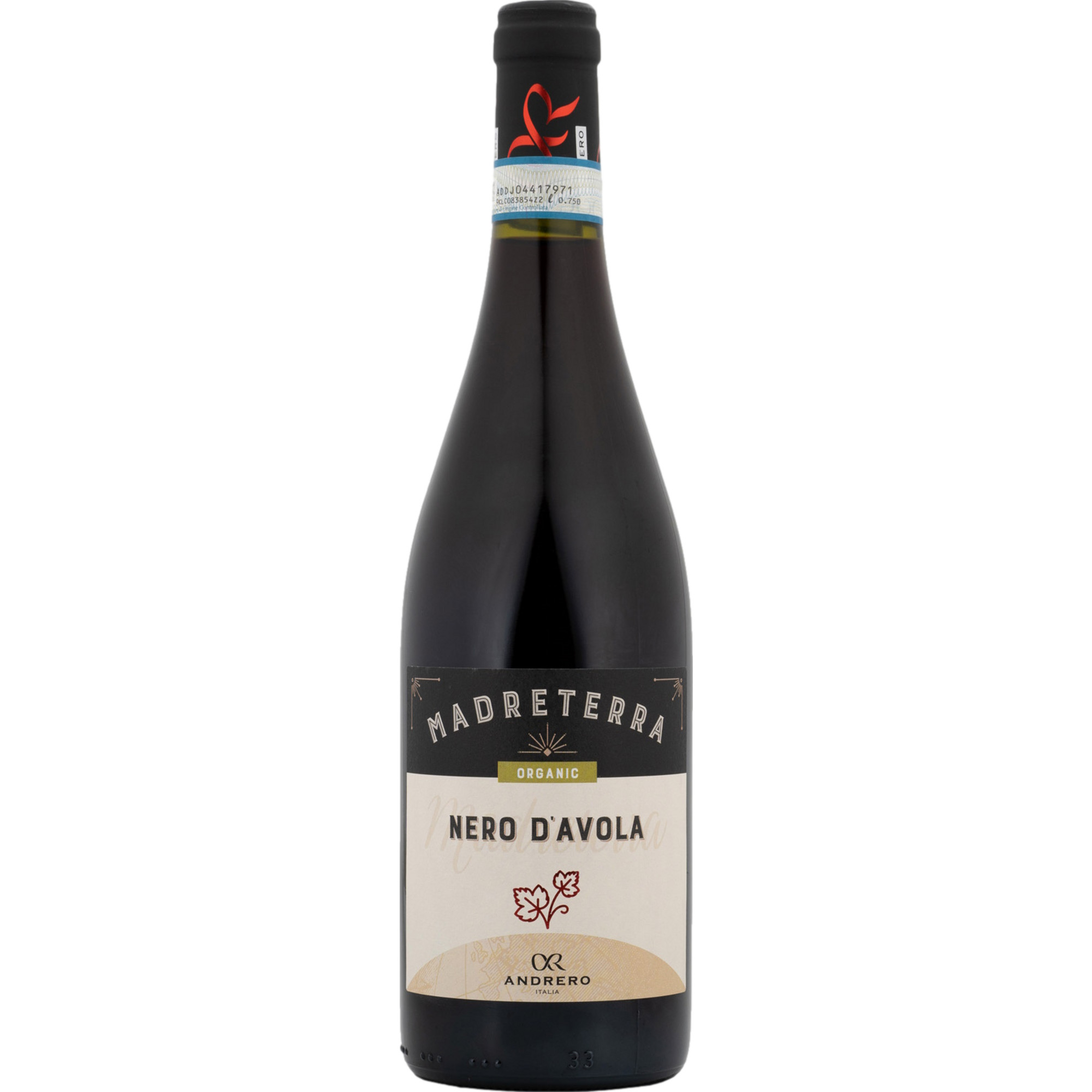 Image of Andrero Madreterra Nero d'Avola, Sicilia DOC, Sizilien, 2022, Rotwein
