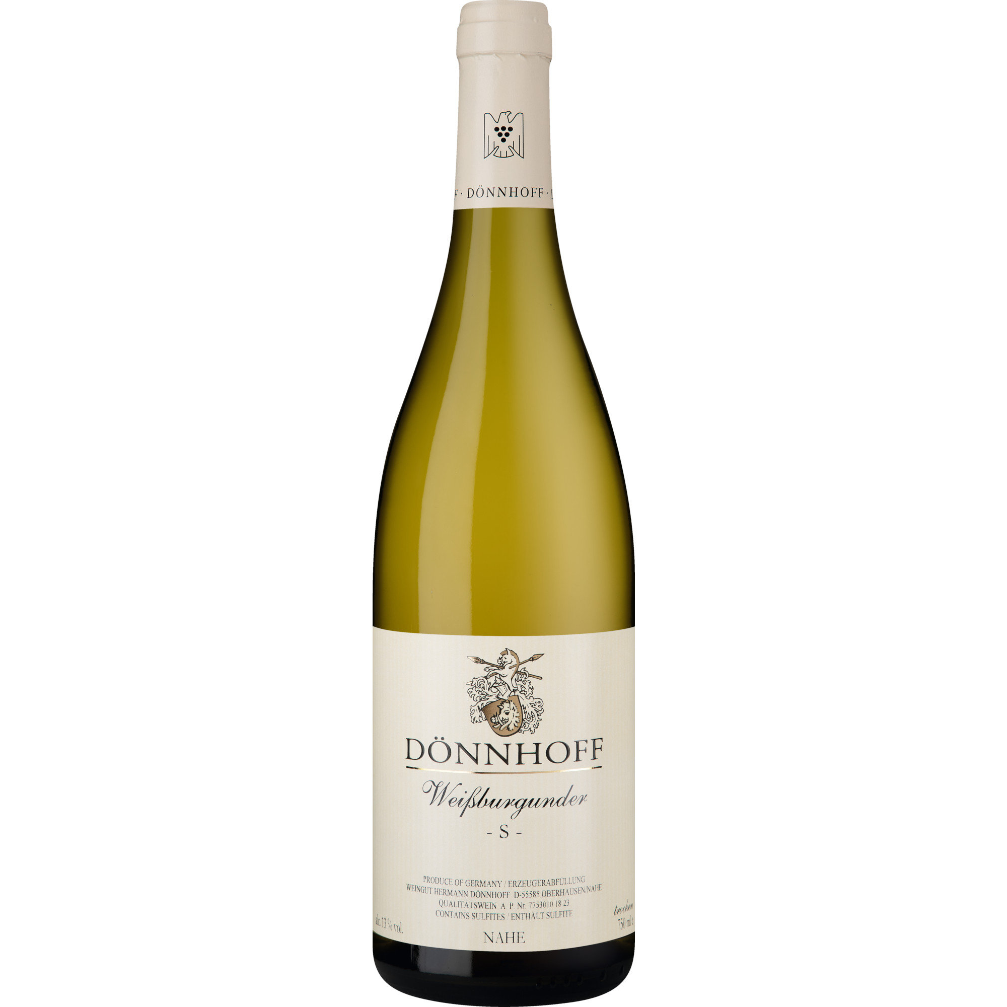 Image of Dönnhoff Weissburgunder S, Trocken, Nahe, Nahe, 2024, Weißwein