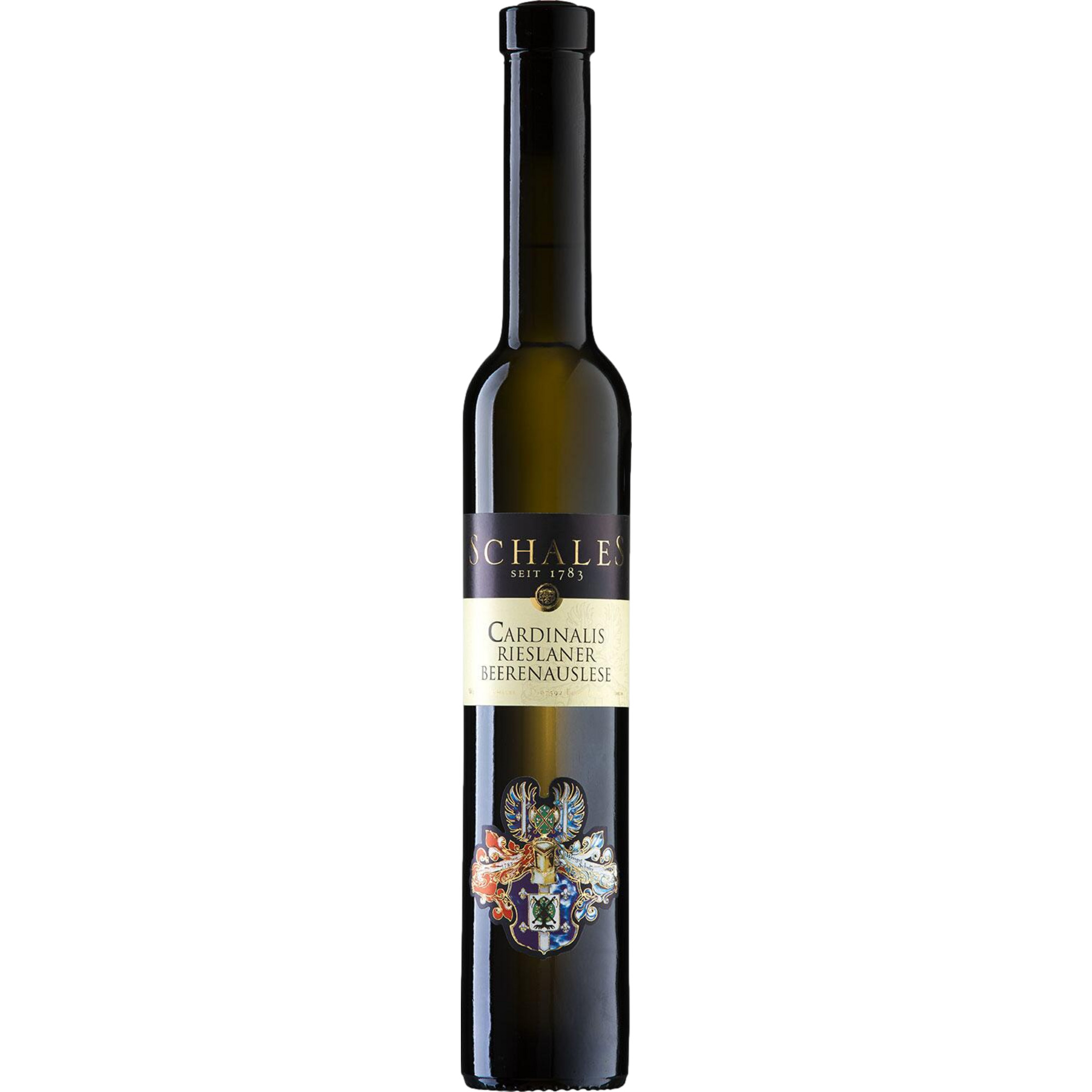 Image of Schales Cardinalis Rieslaner Beerenauslese, Edelsüß, Rheinhessen, 0,375 L, Rheinhessen, 2005, Weißwein