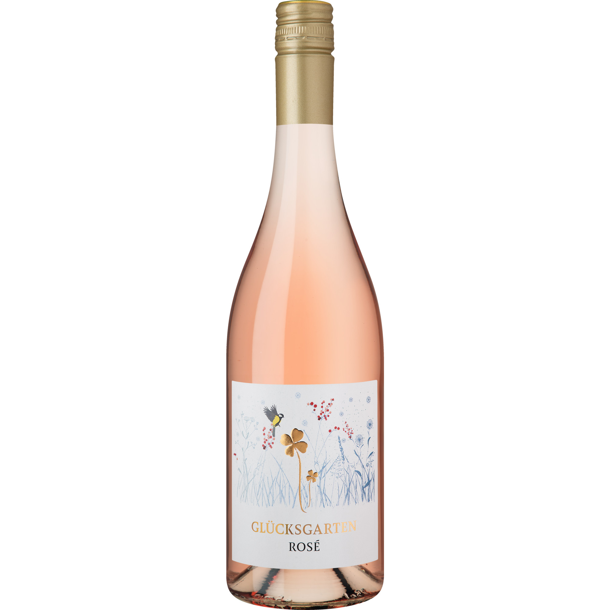 Image of Glücksgarten Rosé Winter-Edition, Trocken, Pfalz, Pfalz, 2024, Roséwein