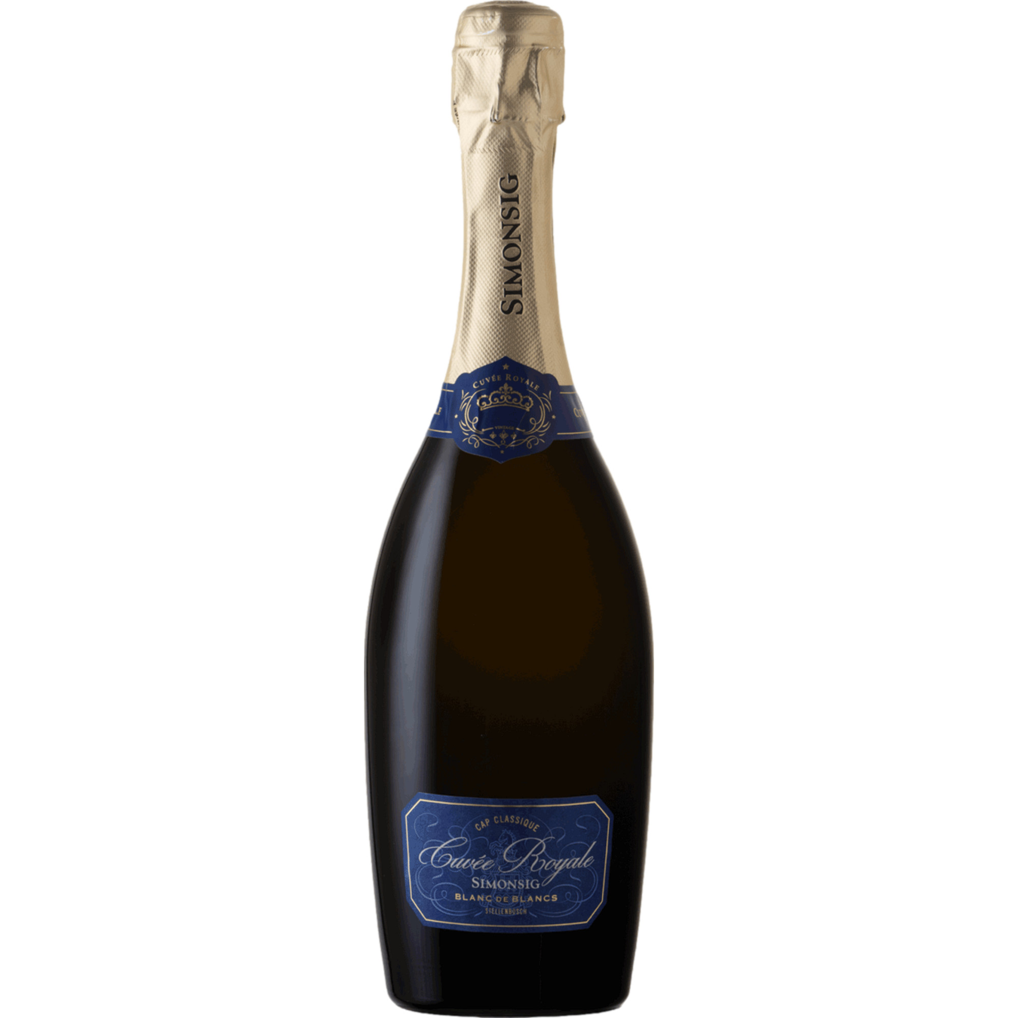 Image of Simonsig Cuvée Royale Blanc de Blancs, WO Stellenbosch, Western Cape, 2018, Schaumwein