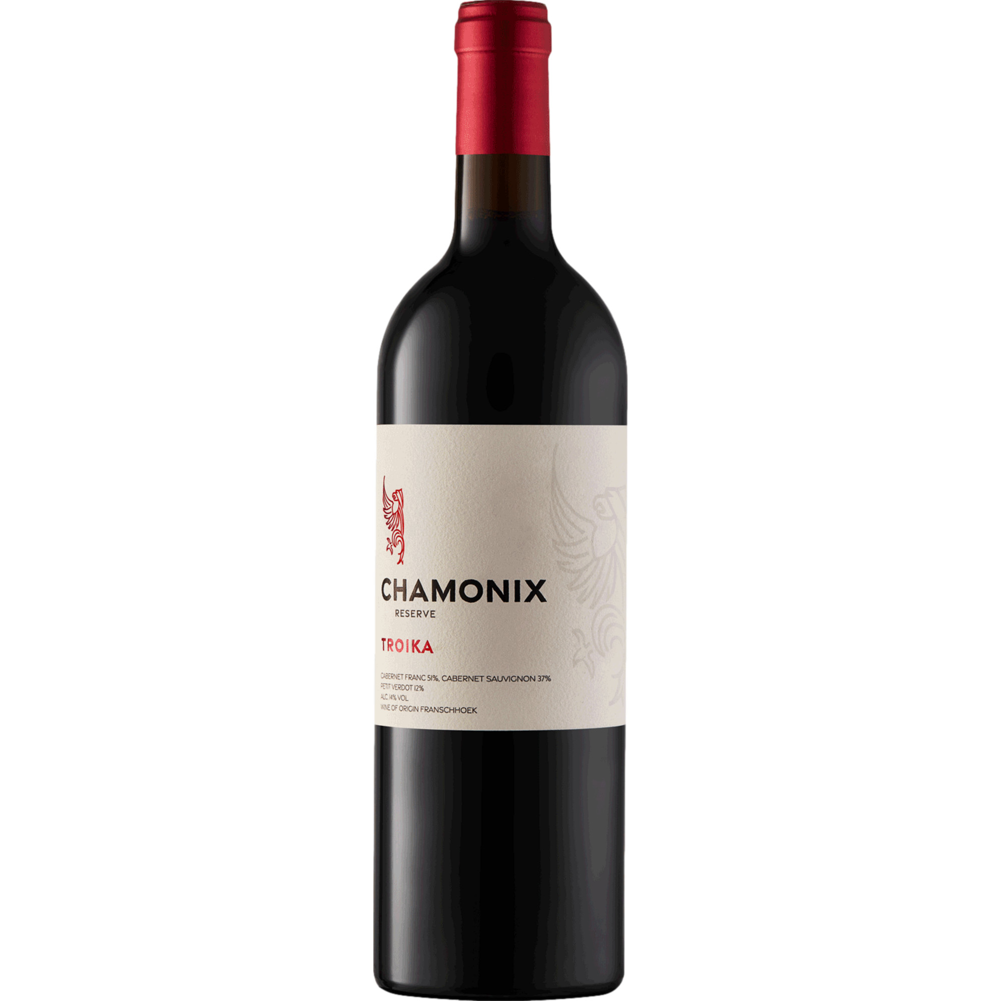 Chamonix Troika, WO Franschhoek, Western Cape, 2022, Rotwein