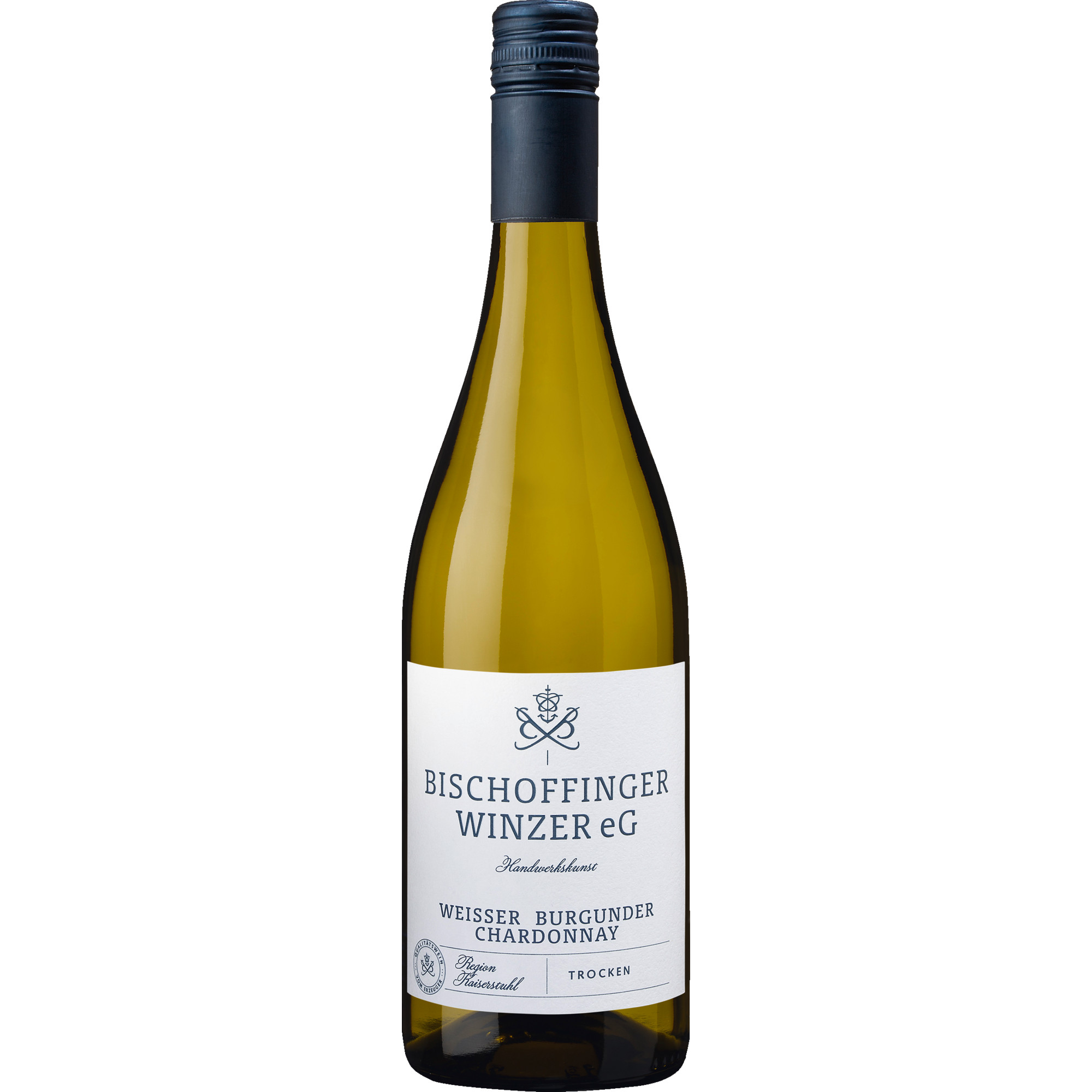 Image of Handwerkskunst Weißer Burgunder Chardonnay QbA, Trocken, Baden, Baden, 2024, Weißwein