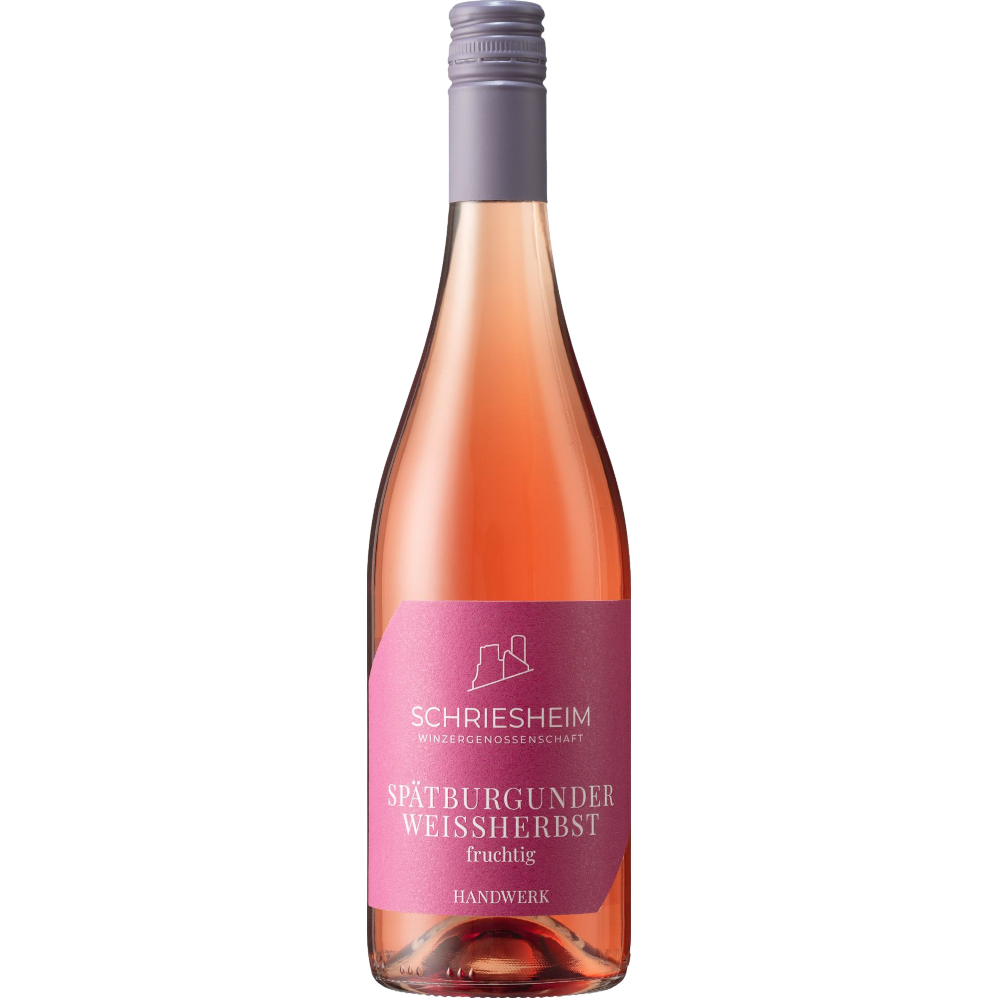 Schriesheimer Handwerk Spätburgunder Weißherbst, Feinherb, Baden, Baden, 2023, Roséwein