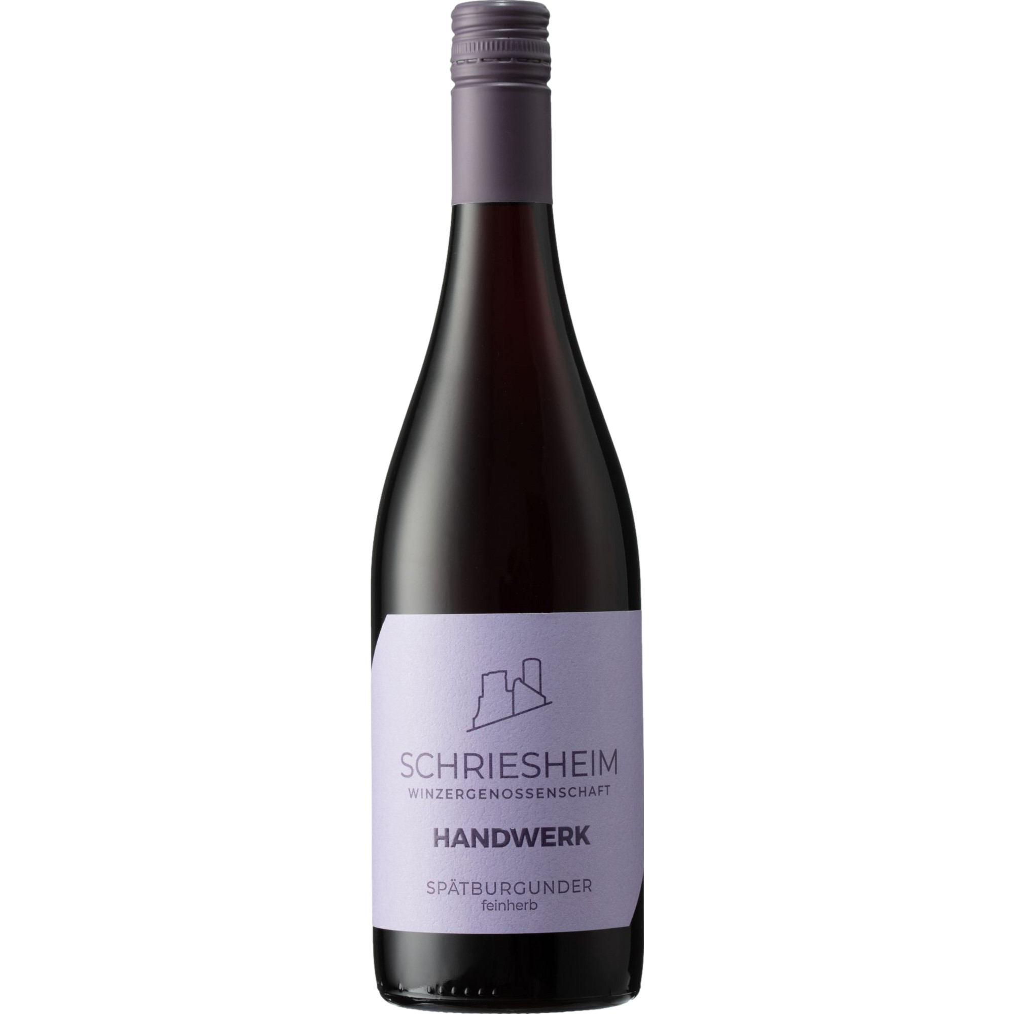 Schriesheimer Handwerk Spätburgunder, Feinherb, Baden, Baden, 2022, Rotwein