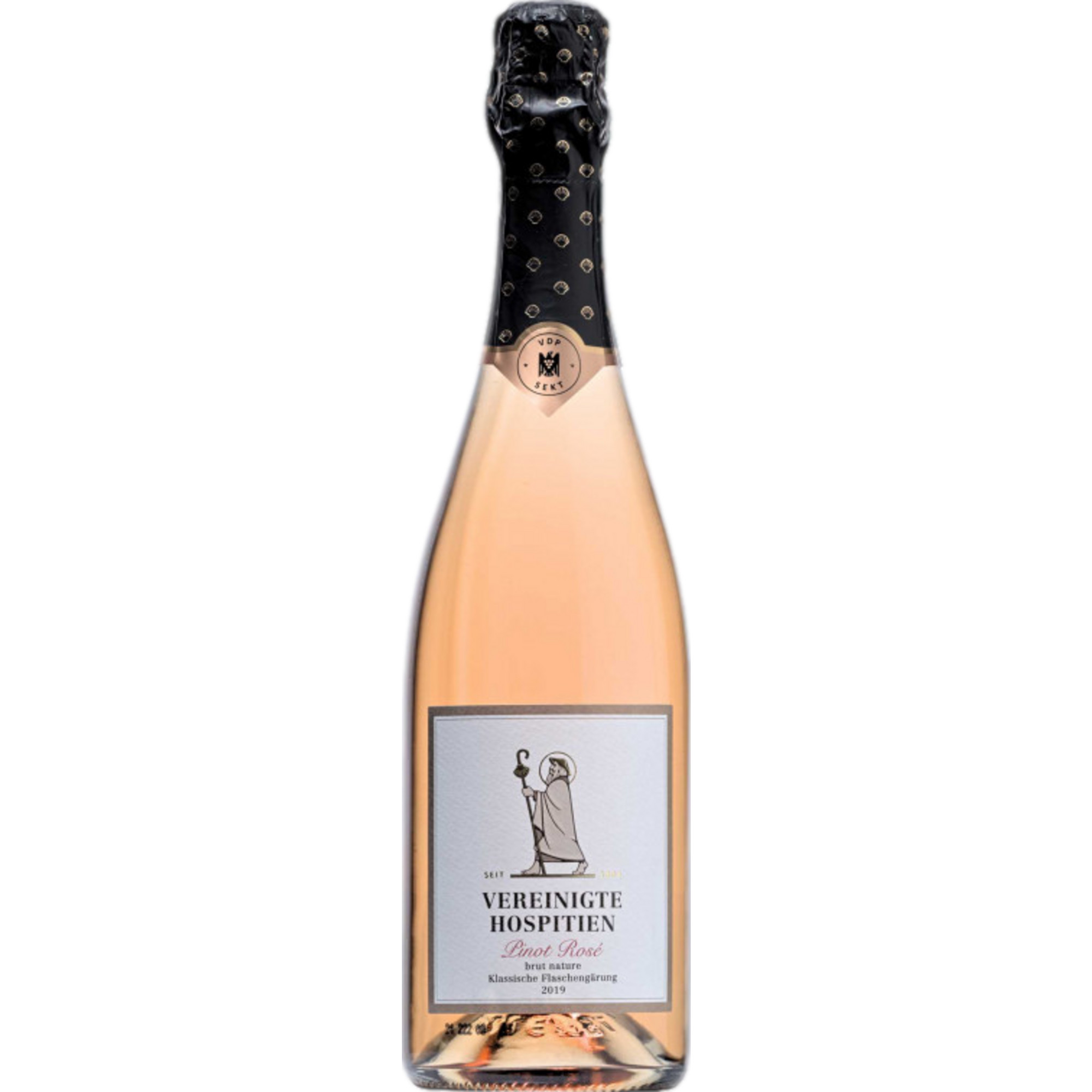 Image of Vereinigte Hospitien Pinot Rosé Sekt, Brut Nature, Mosel, Mosel, 2019, Schaumwein