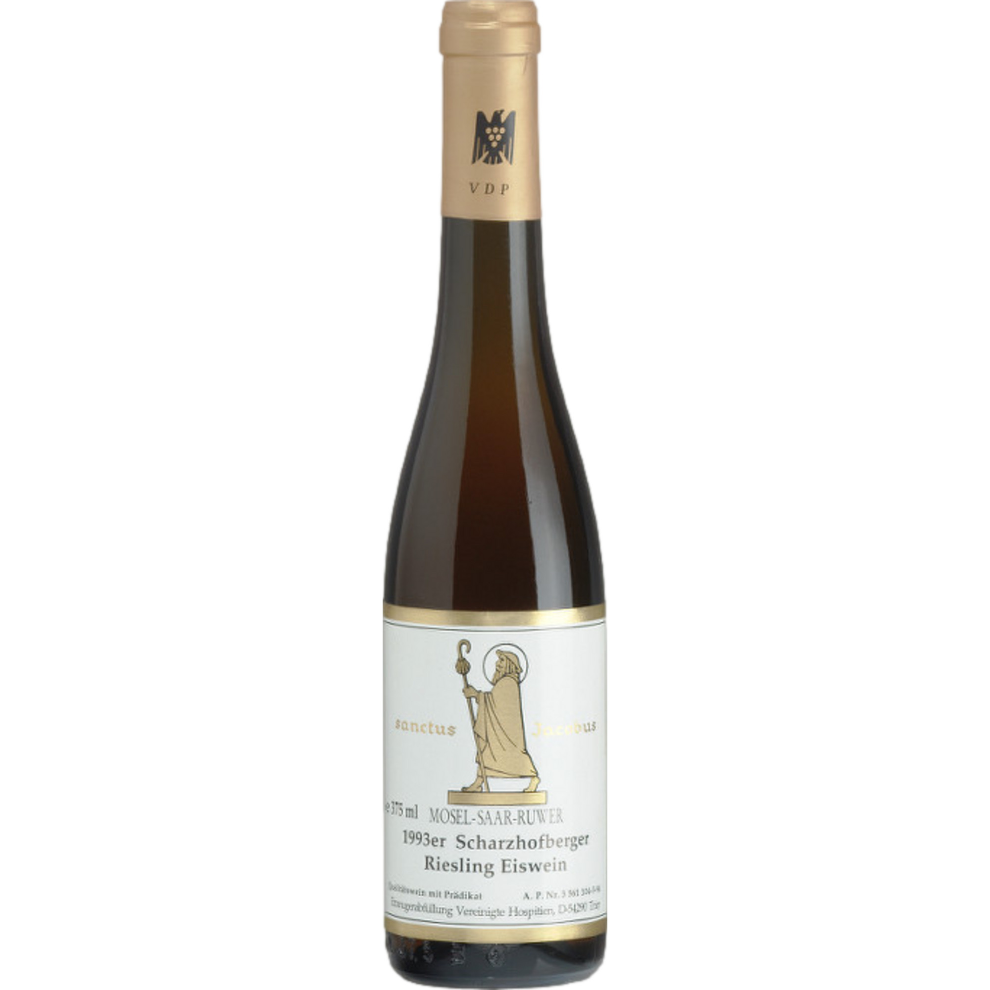 Image of Scharzhofberger Riesling Eiswein, Edelsüß, Saar, Mosel, 1993, Weißwein