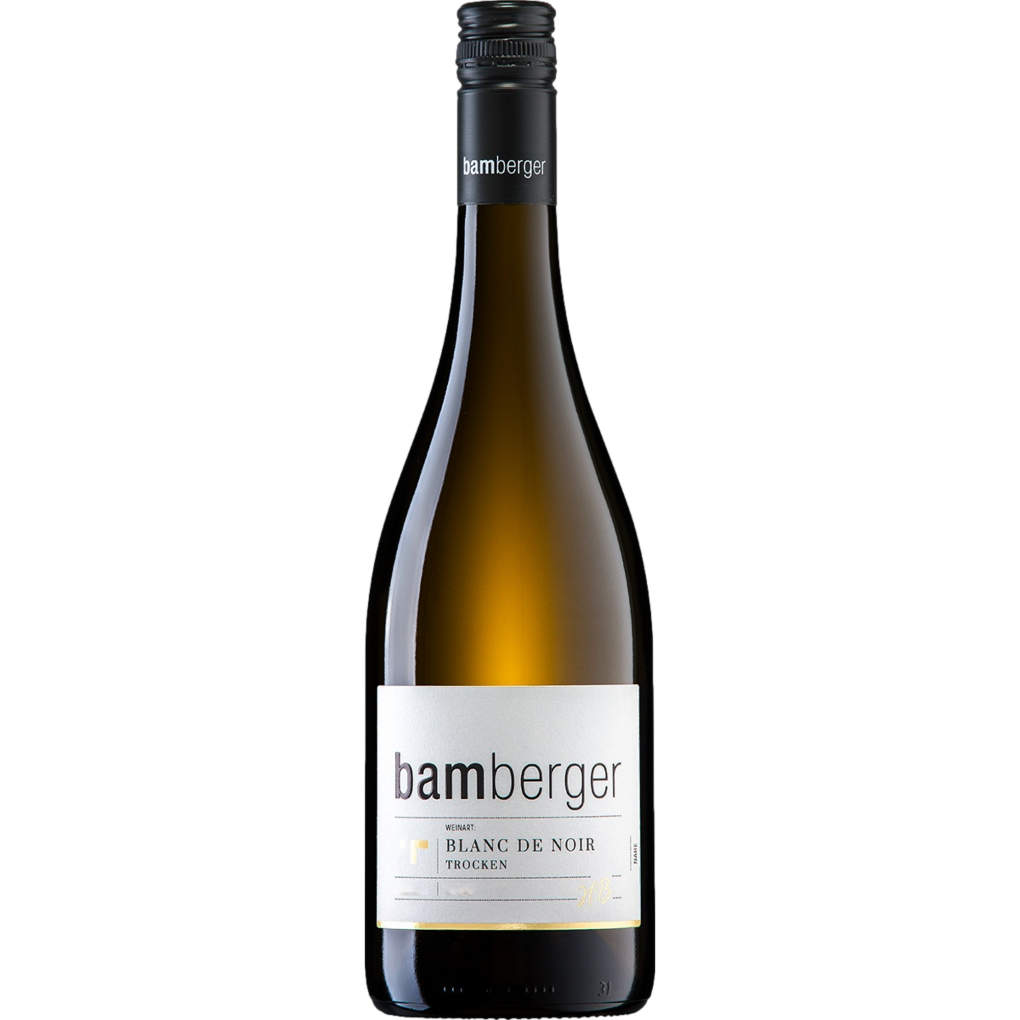 Bamberger Spätburgunder Blanc de Noir, Trocken, Nahe, Nahe, 2024, Weißwein