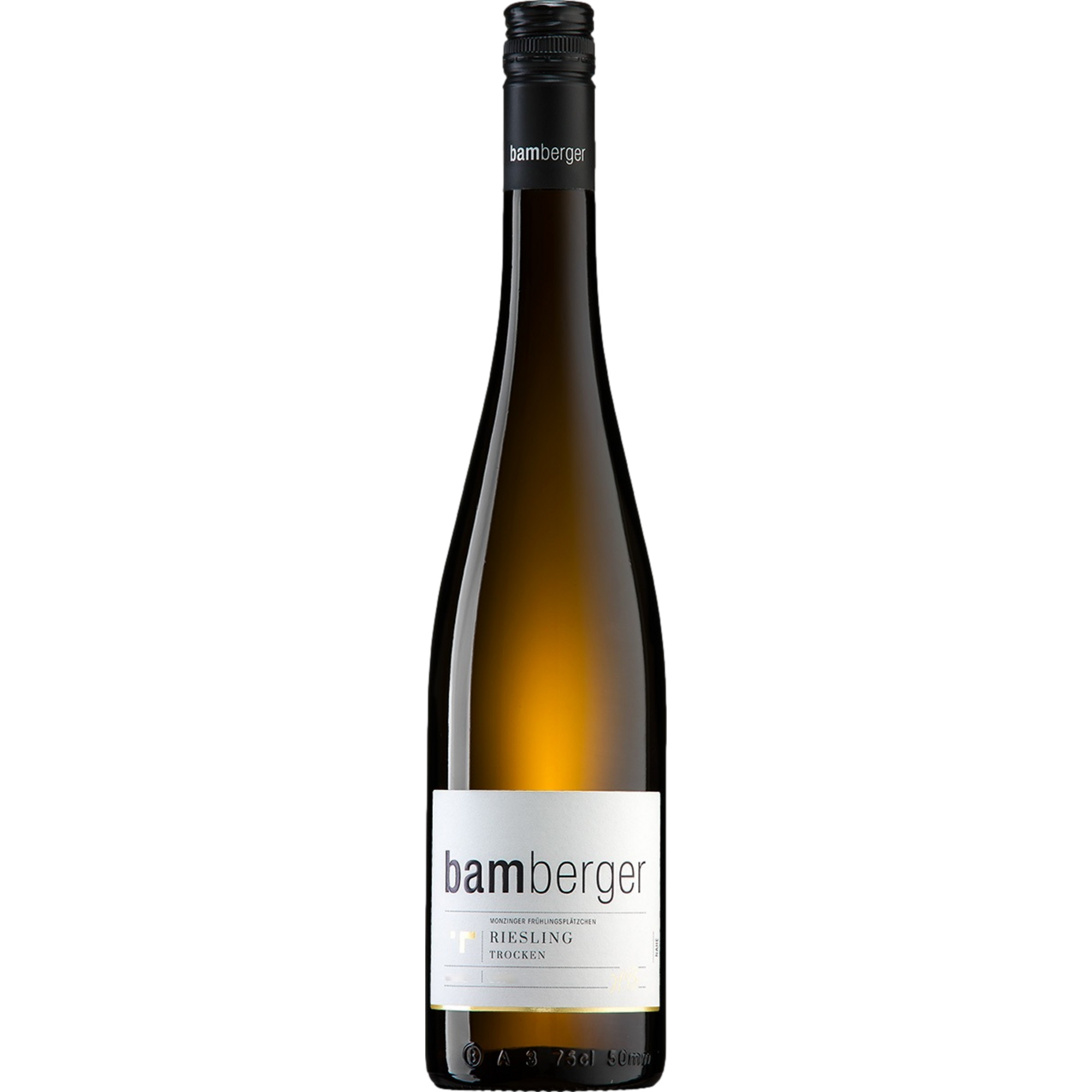 Image of Bamberger Monzinger Frühlingsplätzchen Riesling, Trocken, Baden, Nahe, 2022, Weißwein
