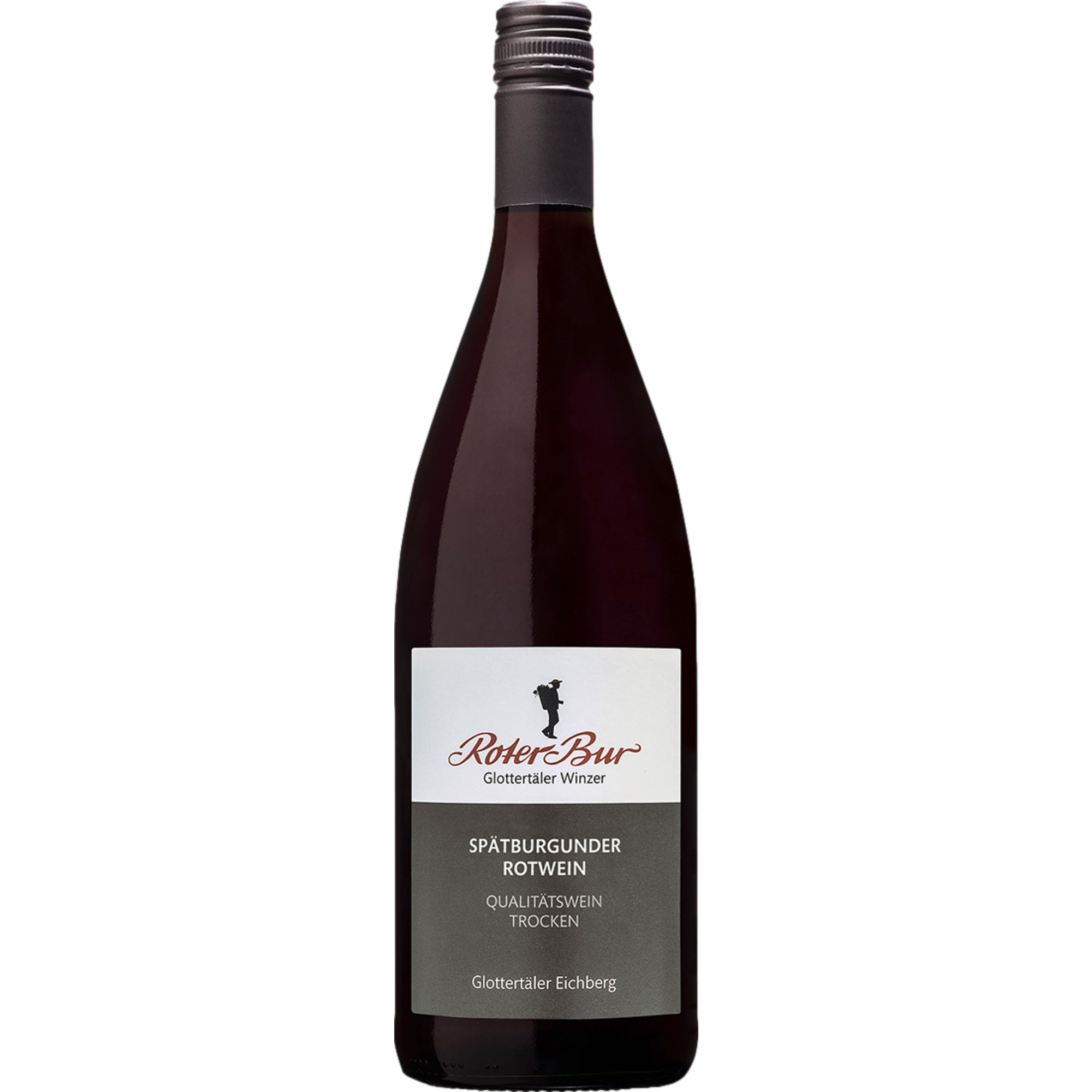 Roter Bur Spätburgunder QbA, Trocken, Baden, 1 Liter, Baden, 2023, Rotwein