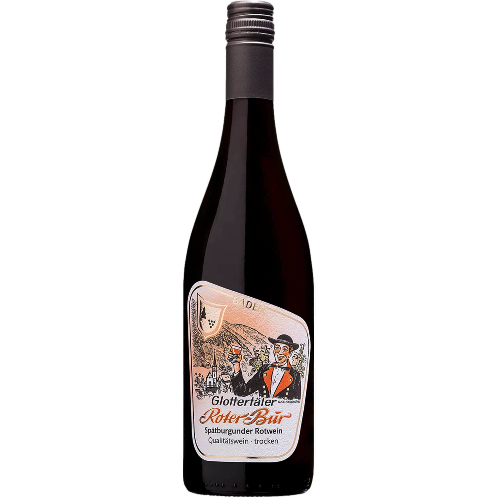 Roter Bur Spätburgunder QbA, Trocken, Baden, Baden, 2022, Rotwein