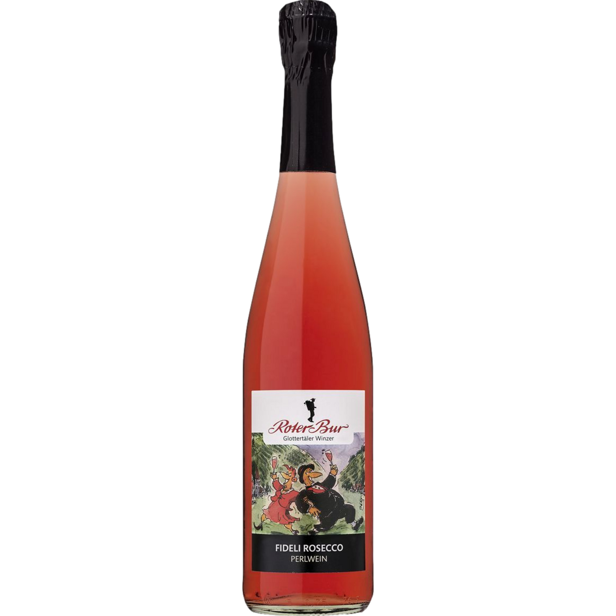 Image of Roter Bur Fideli Secco Rosé, Lieblich, Baden, Baden, 2023, Perlwein / Secco