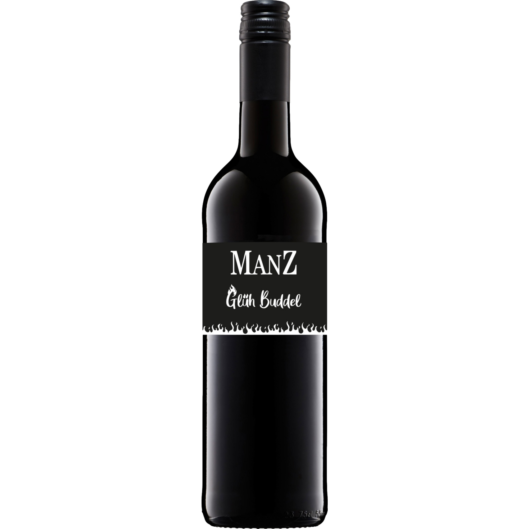 Manz Glüh Buddel Glühwein Rot, Aromatisiertes weinhaltiges Getränk, Rheinhessen, Rotwein