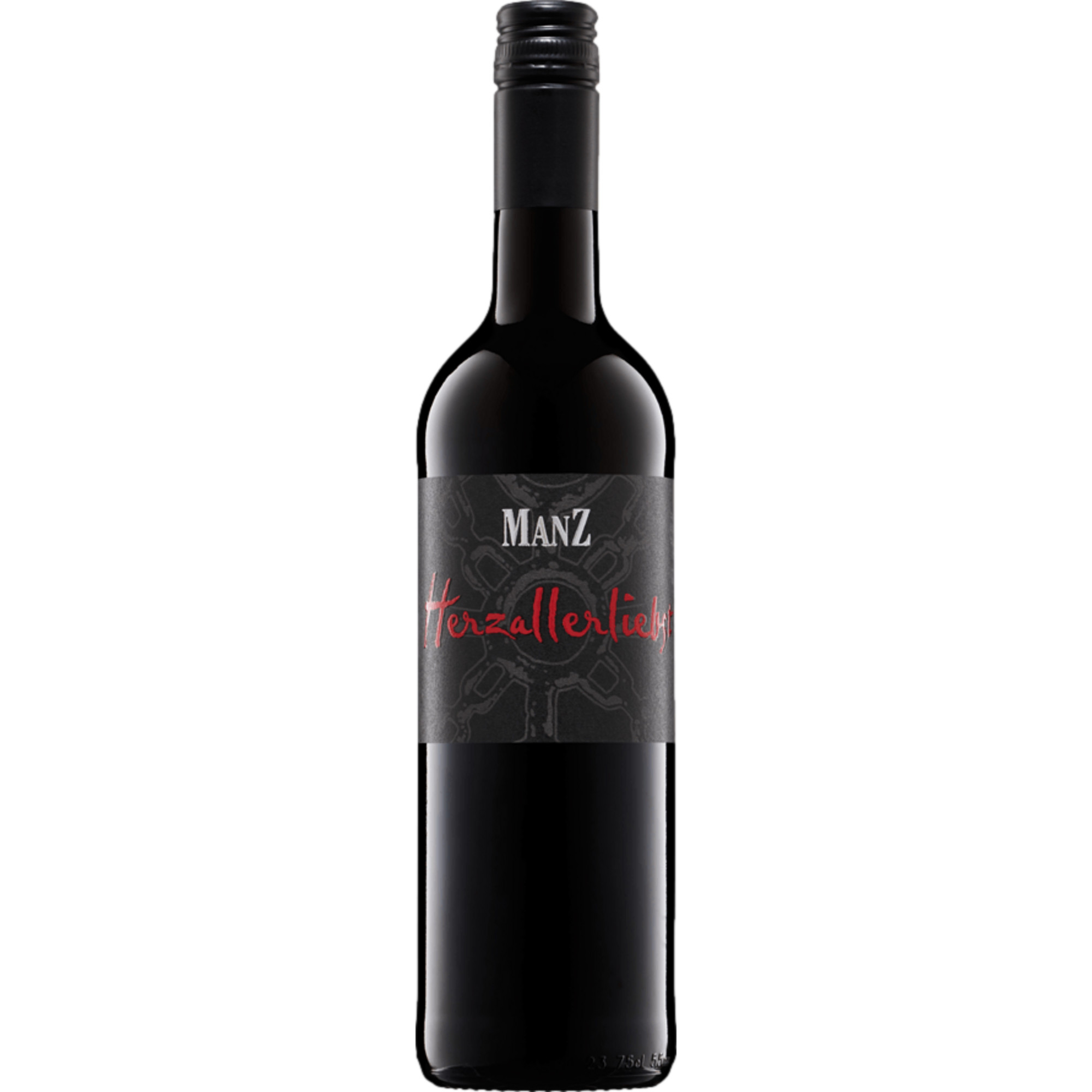 Image of Manz Herzallerliebst Rotweincuvée, Feinherb, Rheinhessen, Rheinhessen, 2022, Rotwein