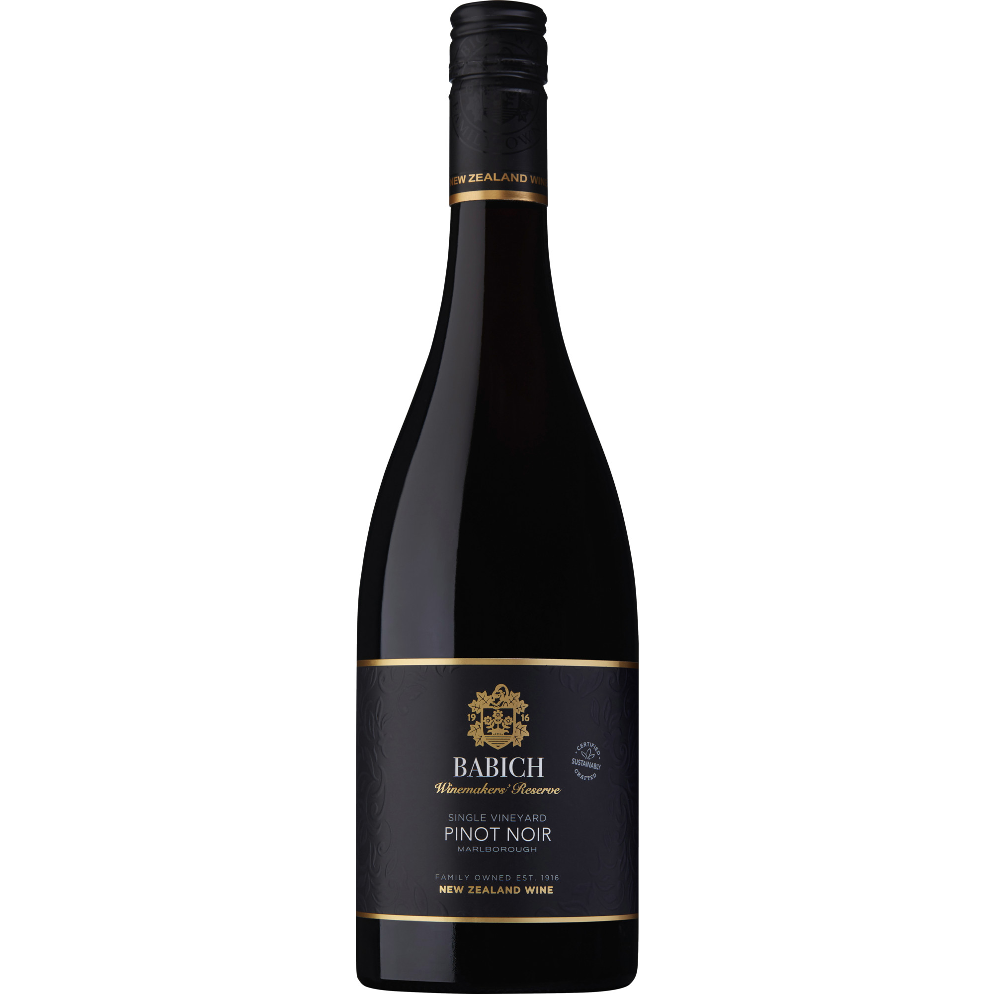 Image of Babich Wines Pinot Noir Winemakers Reserve, Marlborough, Marlborough, 2023, Weißwein